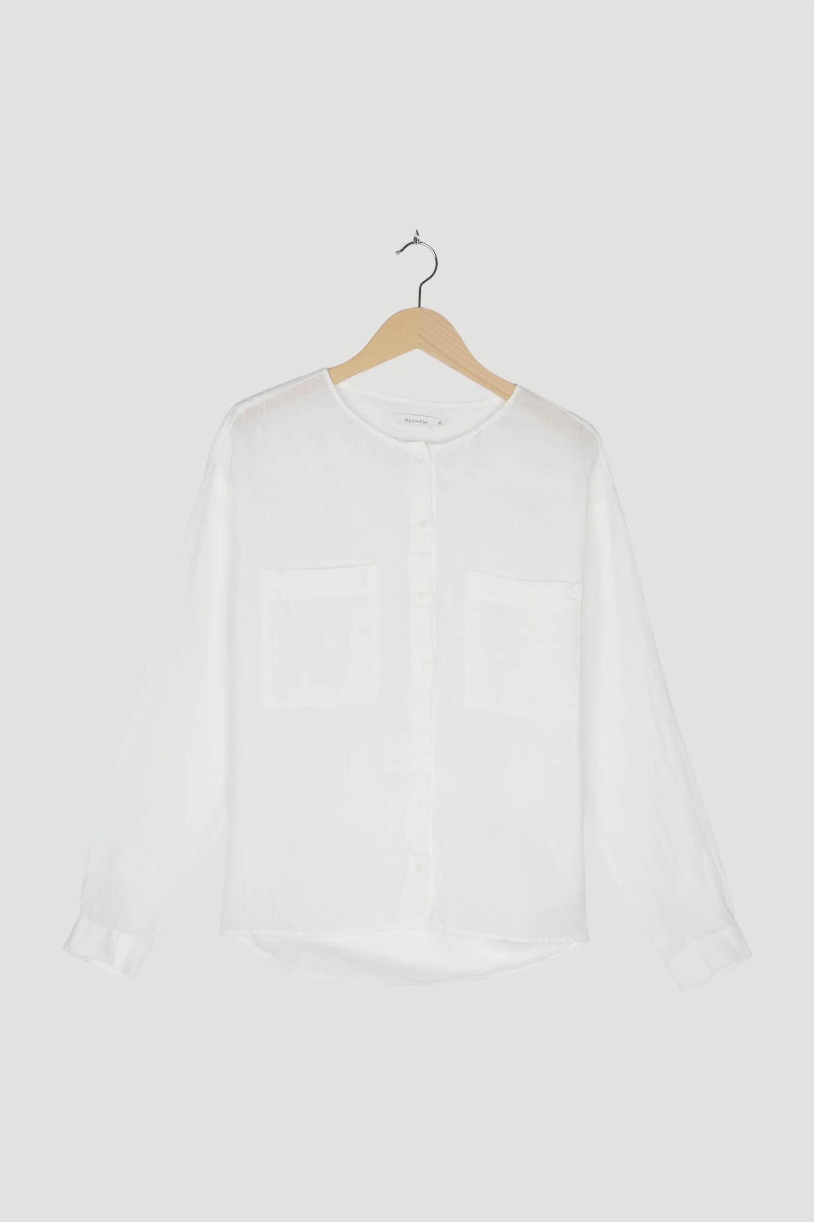 Secondhand Leinenbluse aus reinem Leinen
