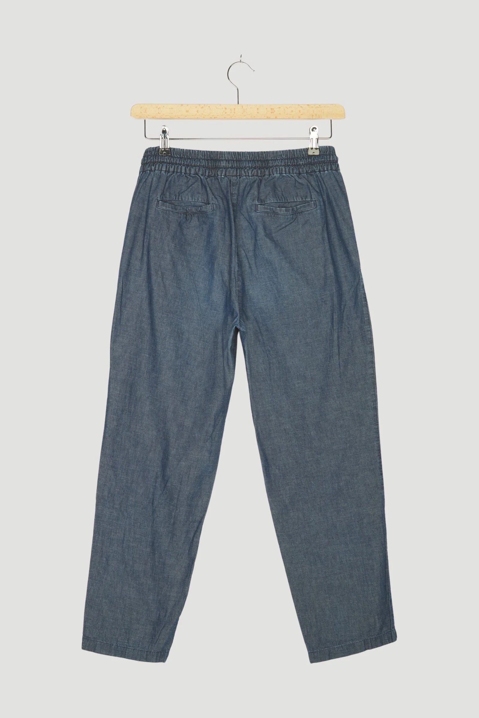Secondhand Light Denim Joggpant aus Bio-Baumwolle mit Leinen - Image 2