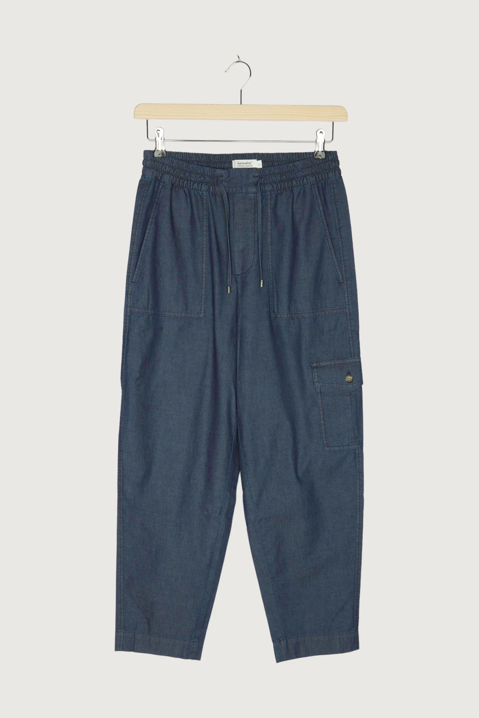 Secondhand Light Denim-Joggpant aus reiner Bio-Baumwolle