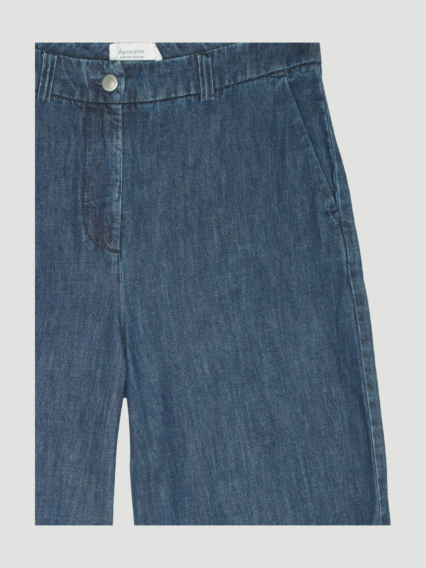Secondhand Lightdenim Jeans Culotte mit ungefärbtem Kapok - Image 3