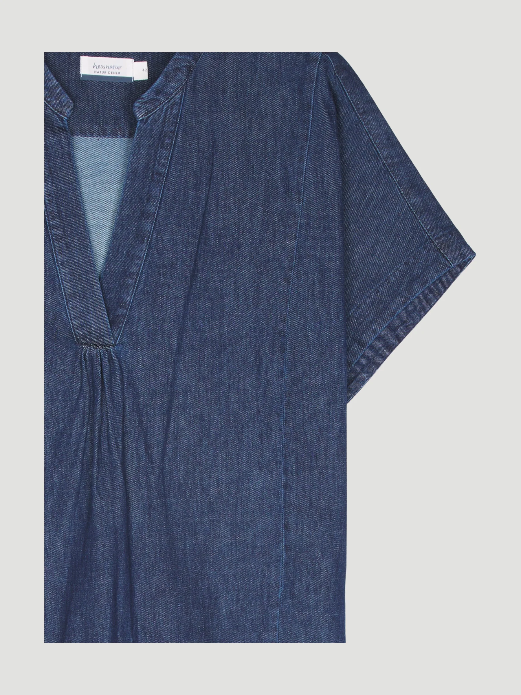 Secondhand Lightdenim-Kleid mit ungefärbtem Kapok - Image 6