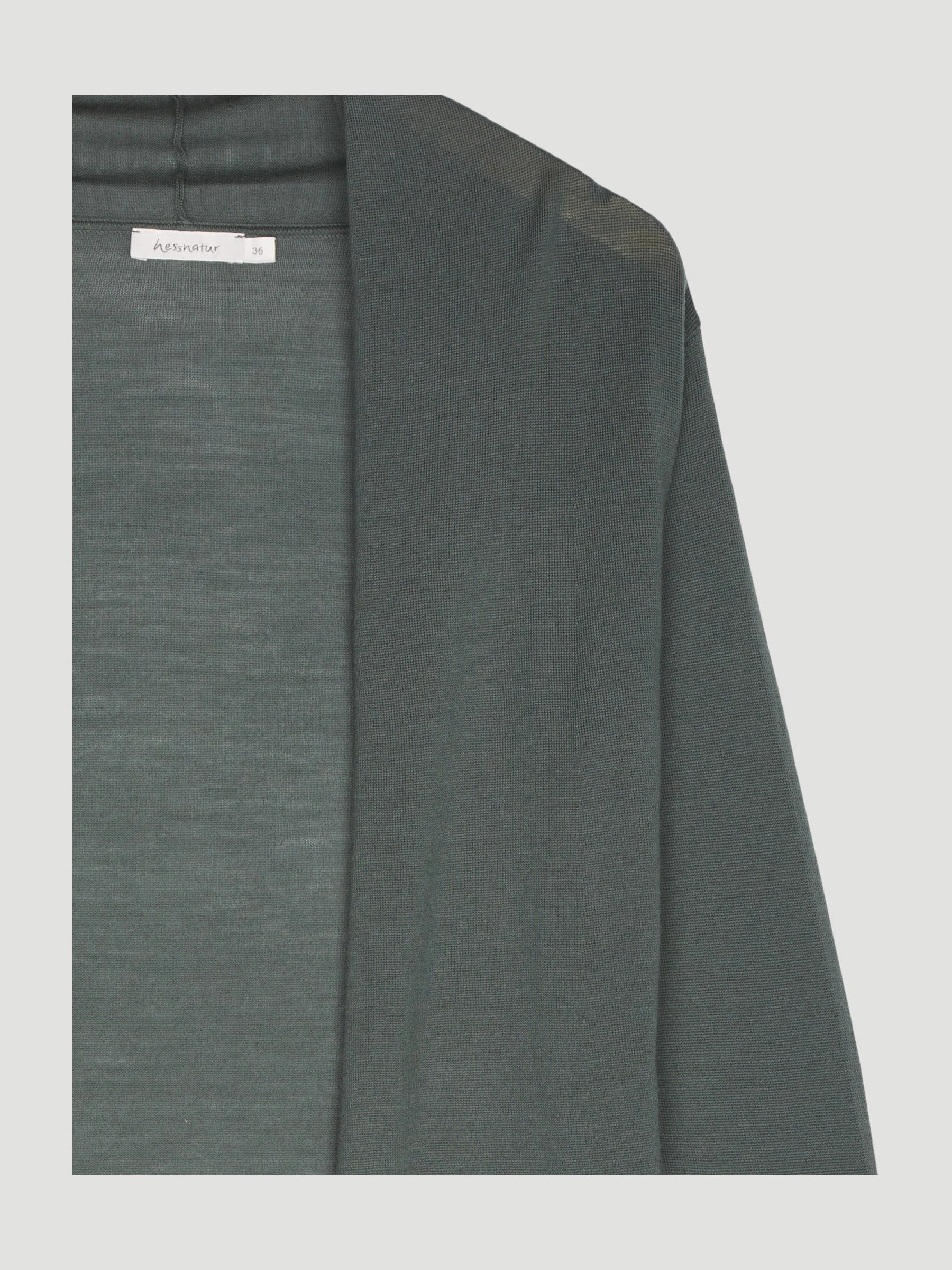 Secondhand Long Strickjacke aus reiner Bio-Merinwolle - Image 6