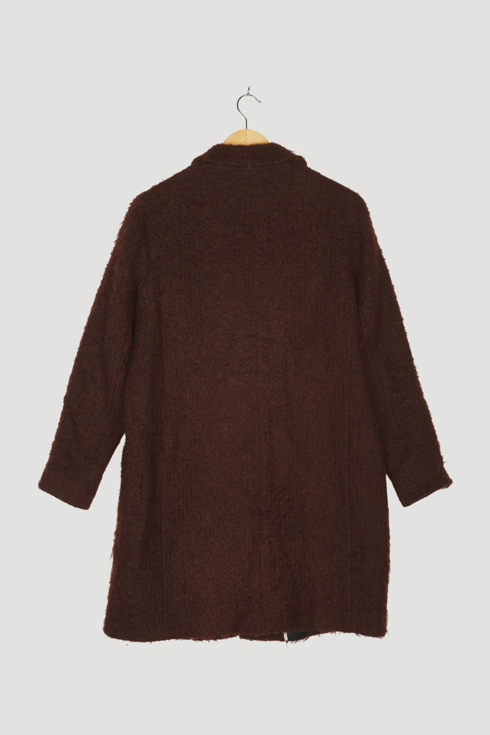 Secondhand Mantel aus Mohair mit Schurwolle - Image 2