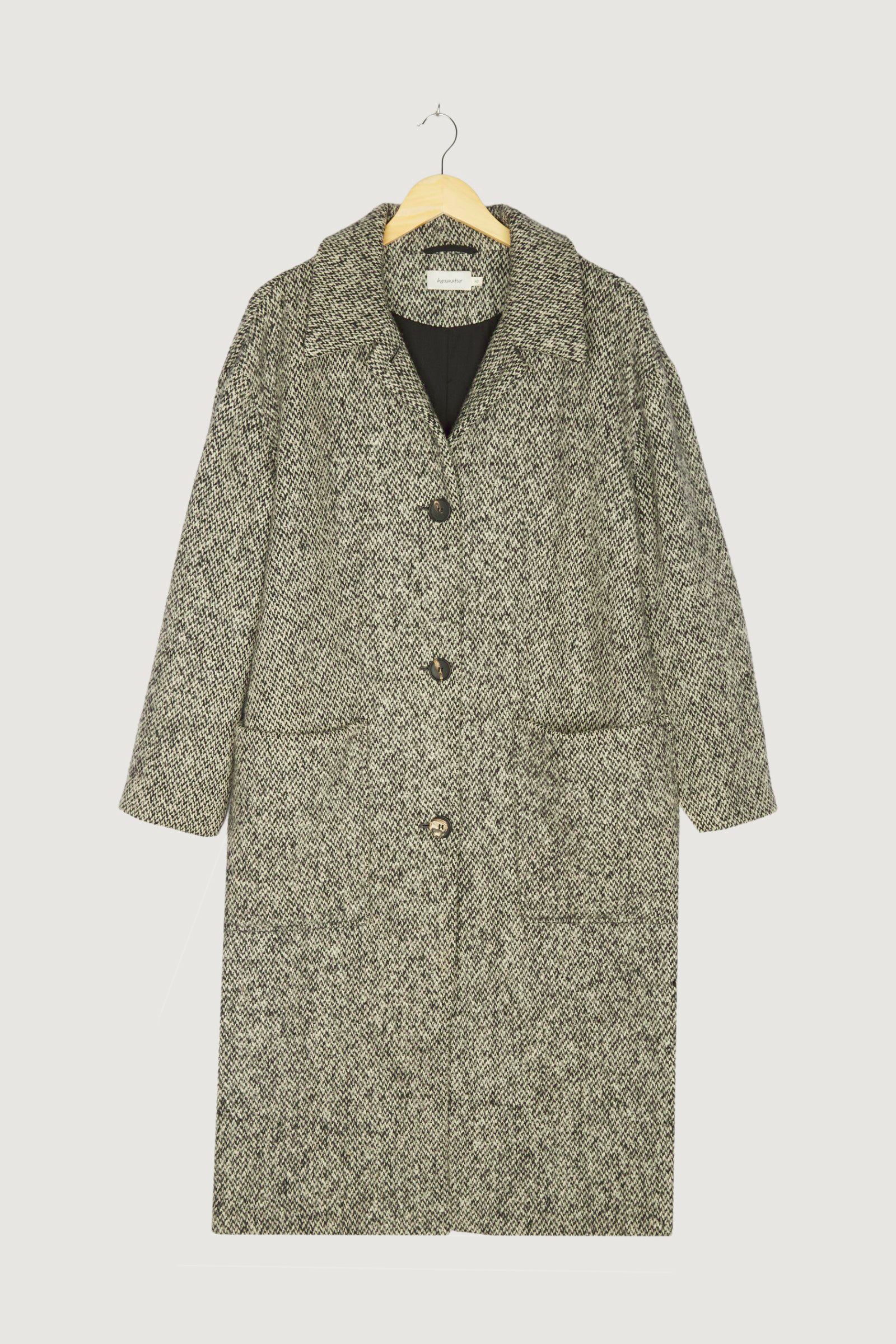 Secondhand Maxi-Mantel aus reiner Schurwolle - Image 4