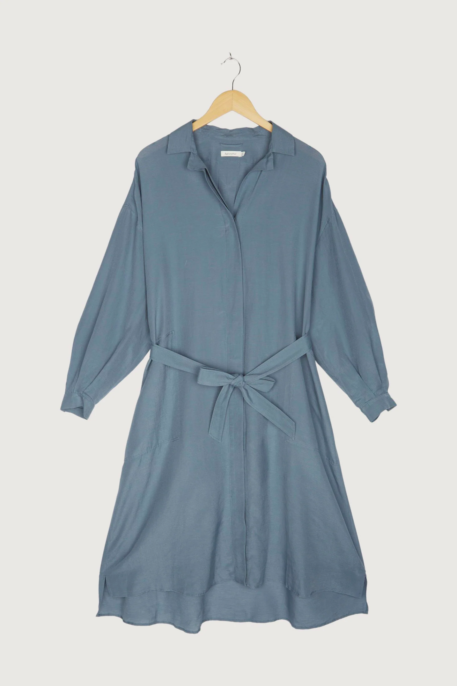 Secondhand Midi-Kleid aus Seide mit Hanf und Bio-Baumwolle - Image 4