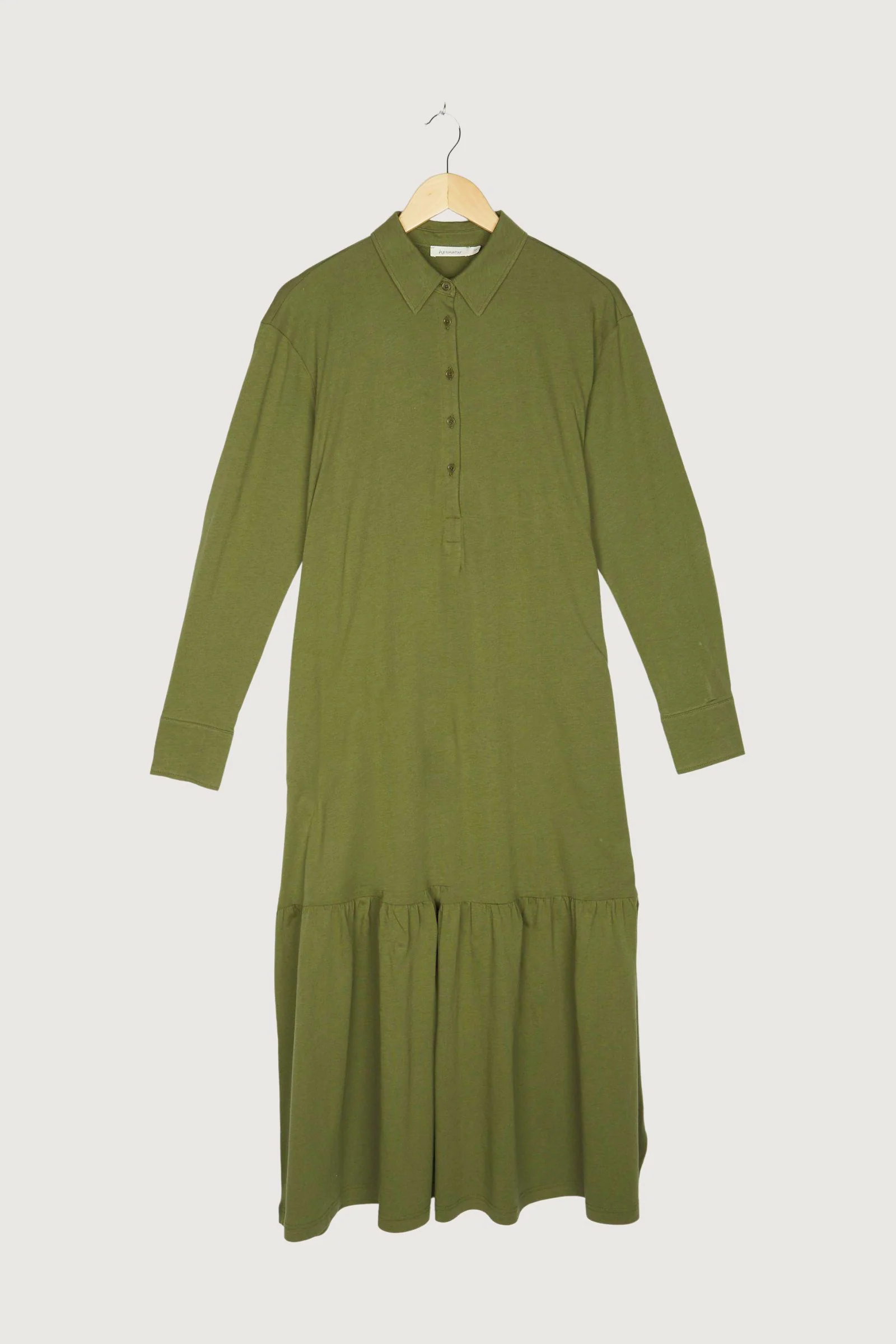Secondhand Midikleid aus Bio-Baumwolle mit Bio-Schurwolle - Image 4