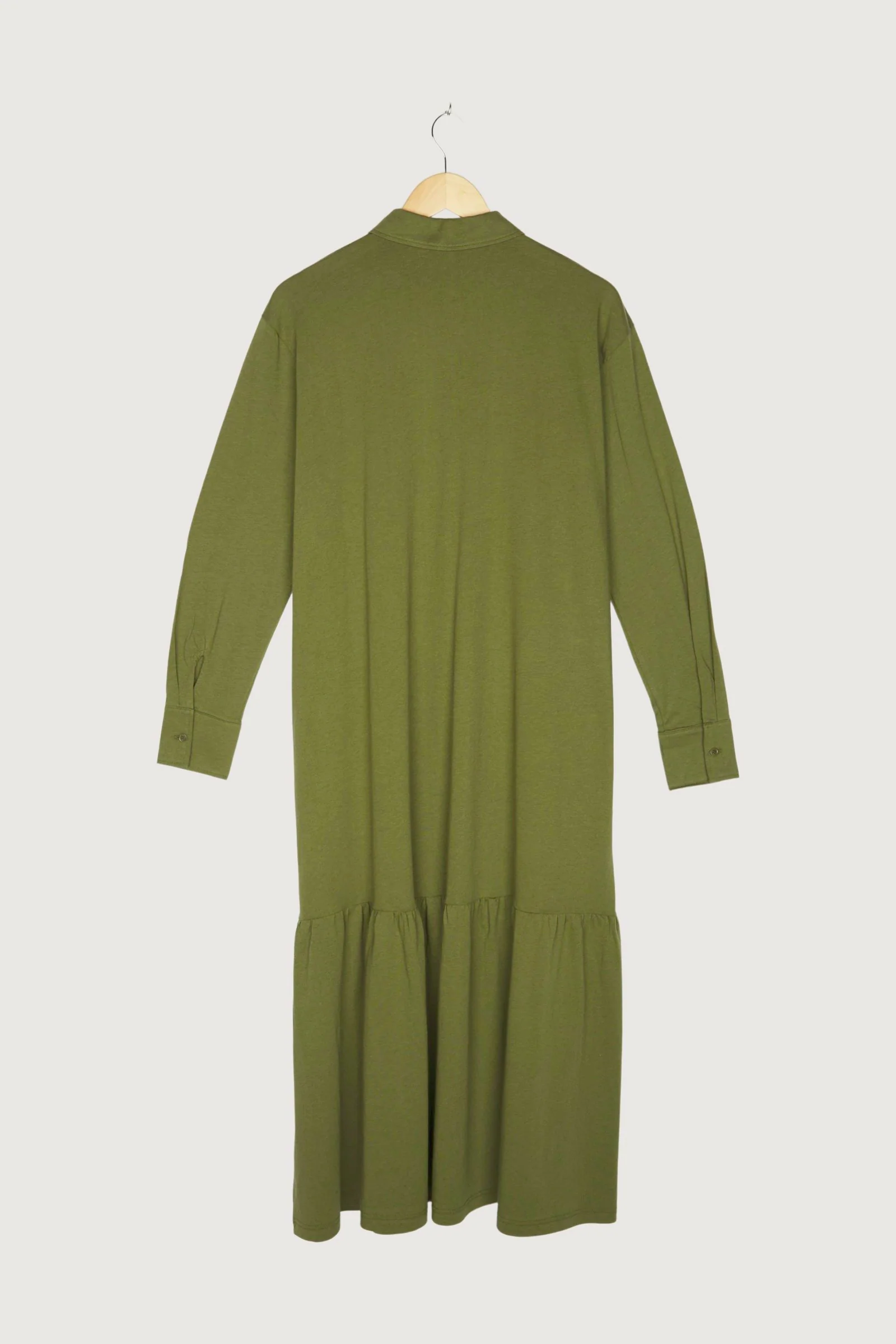 Secondhand Midikleid aus Bio-Baumwolle mit Bio-Schurwolle - Image 5