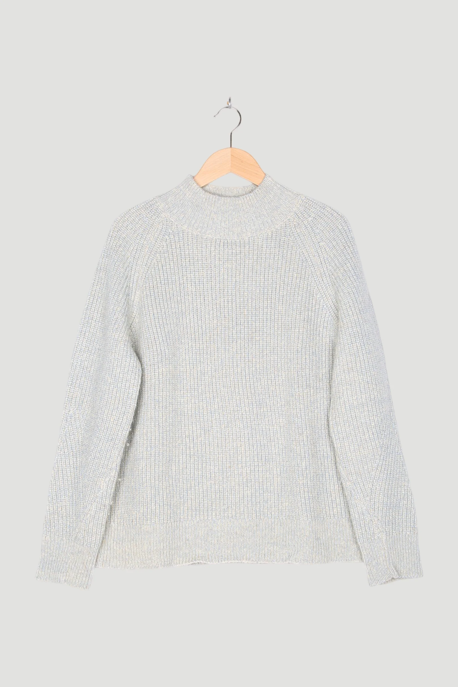 Secondhand Mongolenmerino-Pullover aus reiner Schurwolle