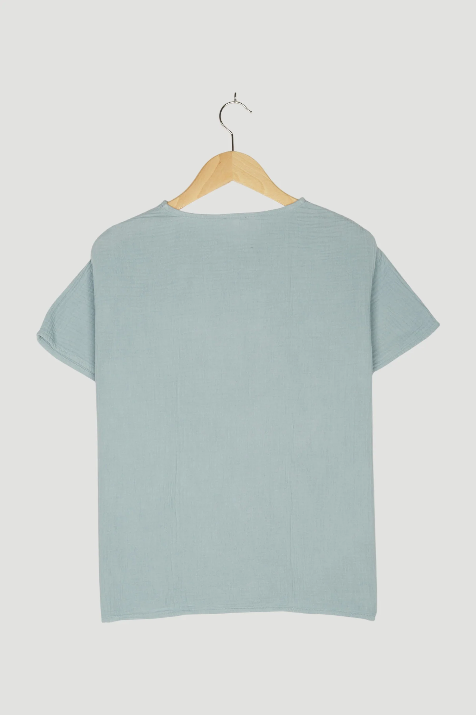 Secondhand Musselin Shirt aus reiner Bio-Baumwolle - Image 2