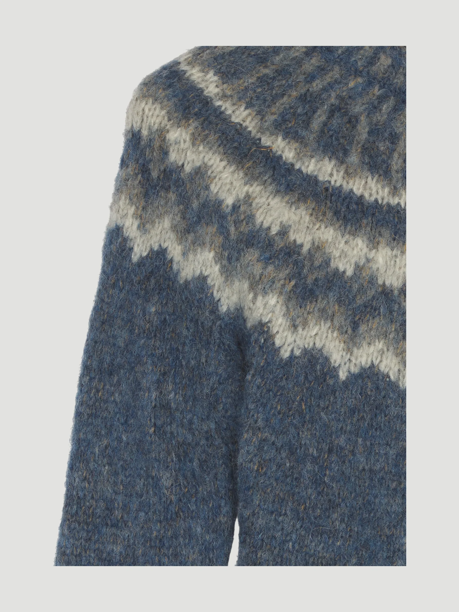 Secondhand Norweger-Pullover aus Alpaka mit Bio-Baumwolle - Image 3