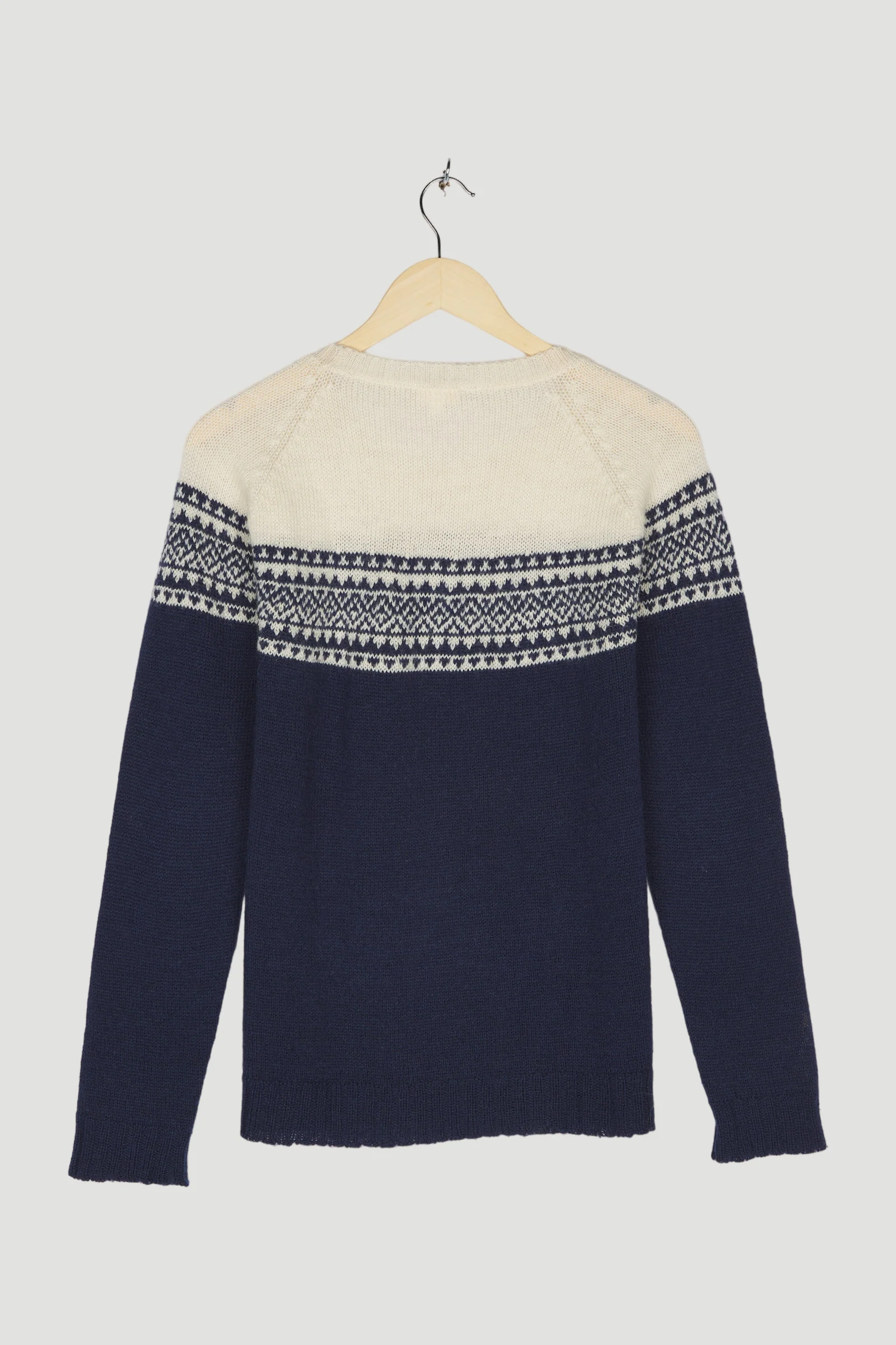 Secondhand Norweger-Pullover aus reiner Merinowolle - Image 2