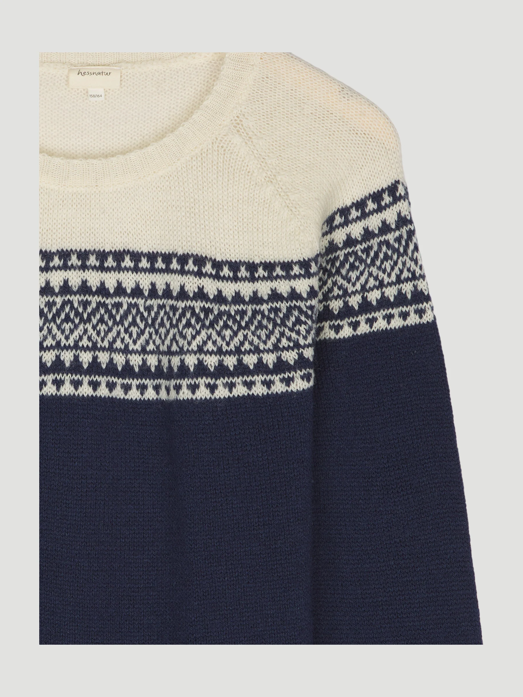 Secondhand Norweger-Pullover aus reiner Merinowolle - Image 3