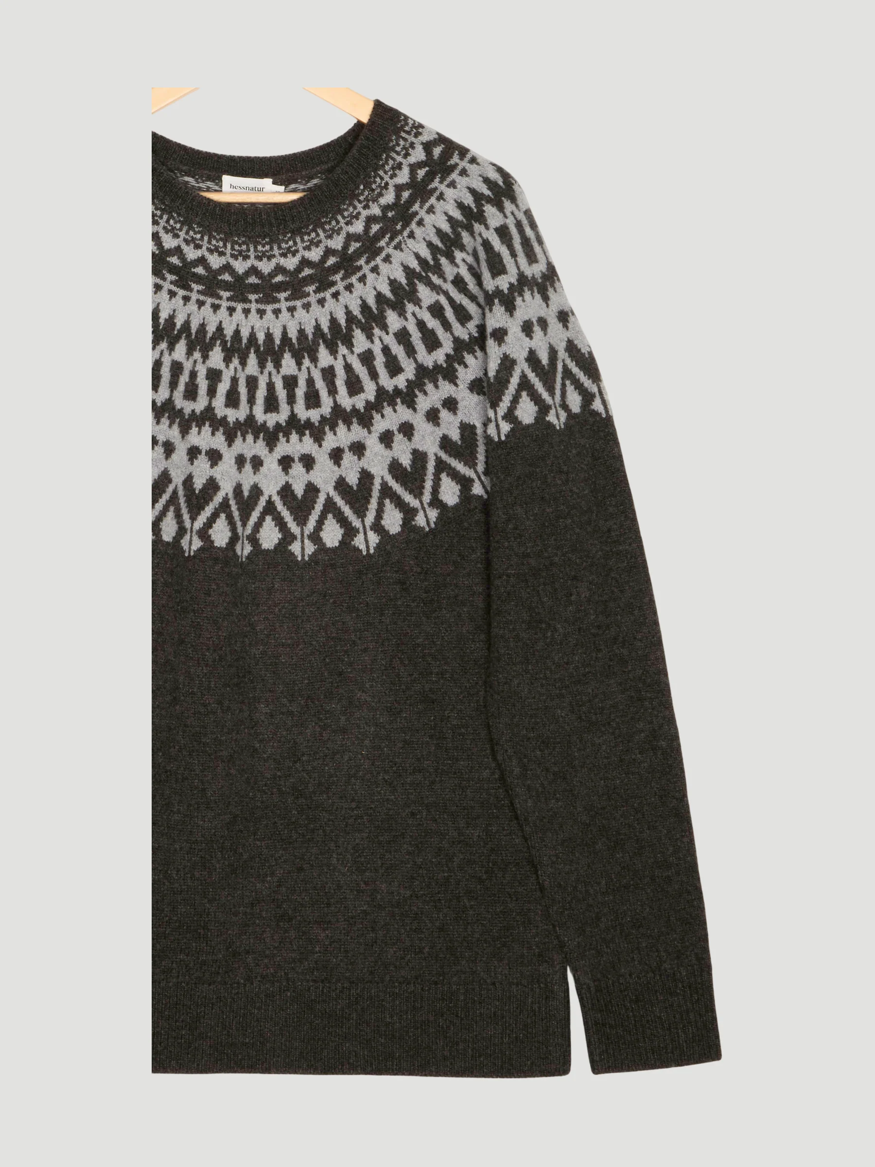 Secondhand Norweger Pullover Regular aus Schurwolle und Yak-Wolle - Image 3