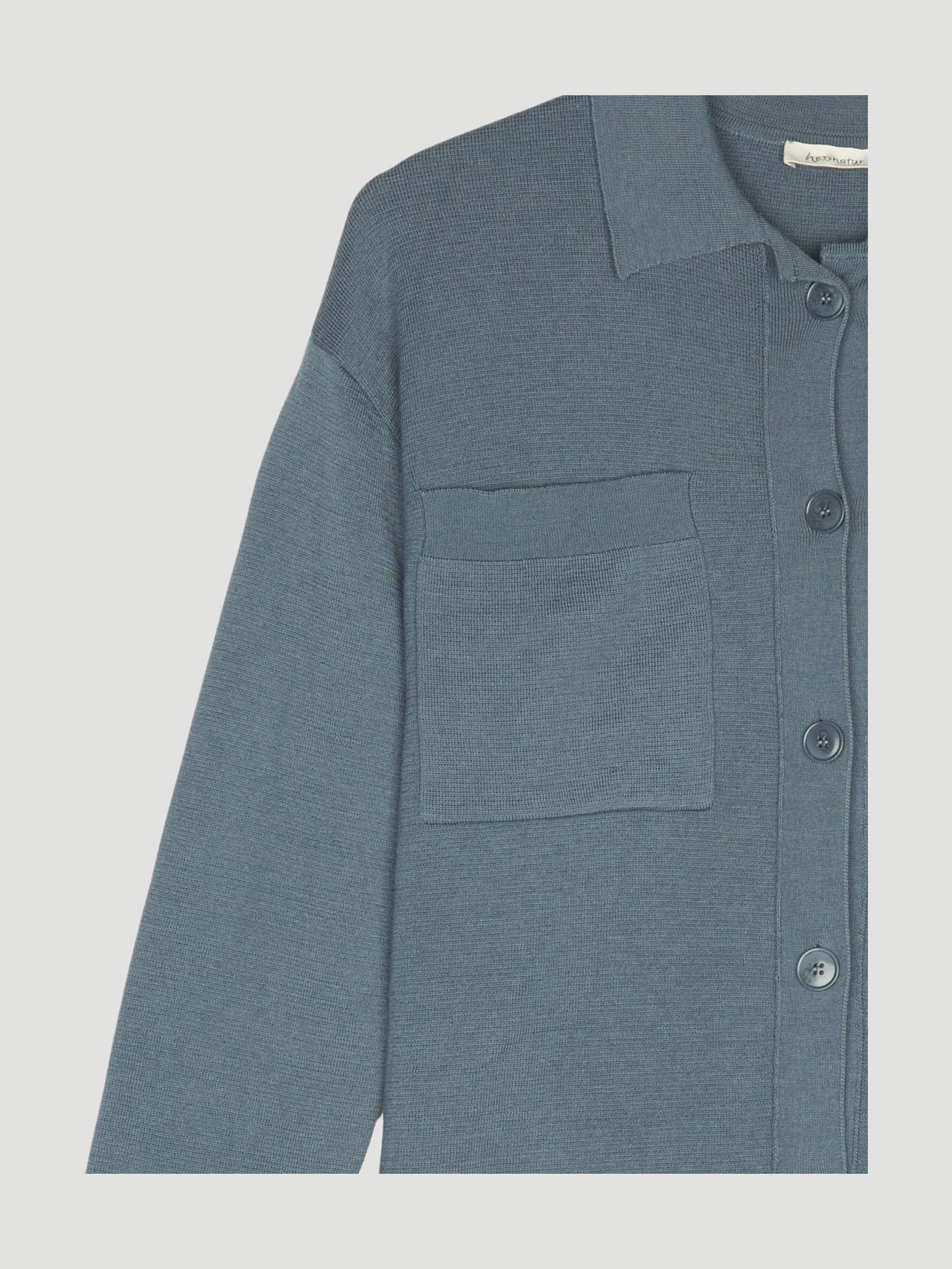 Secondhand Overshirt aus Bio-Baumwolle und Bio-Schurwolle - Image 3