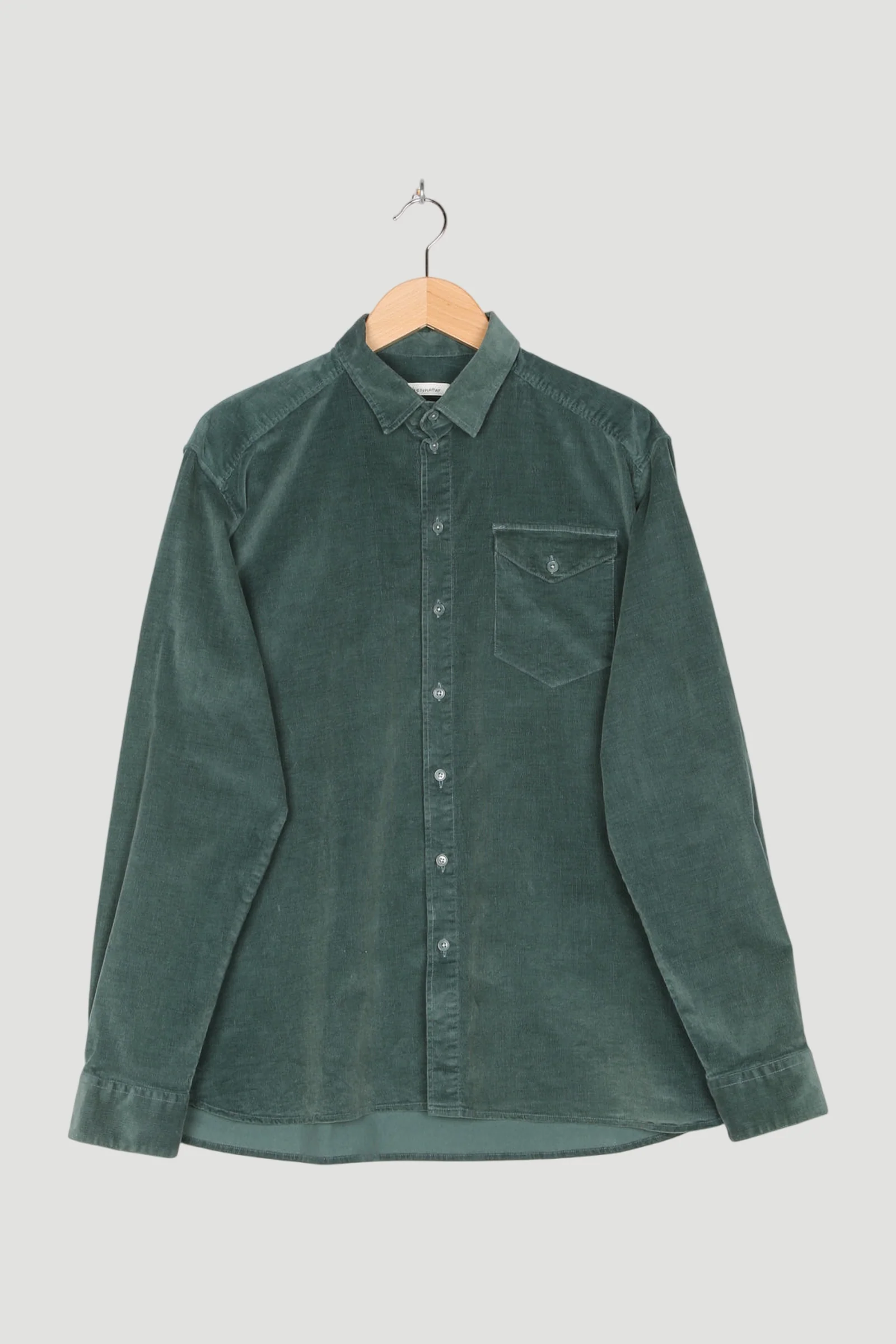 Secondhand Overshirt-Cordhemd Loose Fit aus Bio-Baumwolle mit Hanf