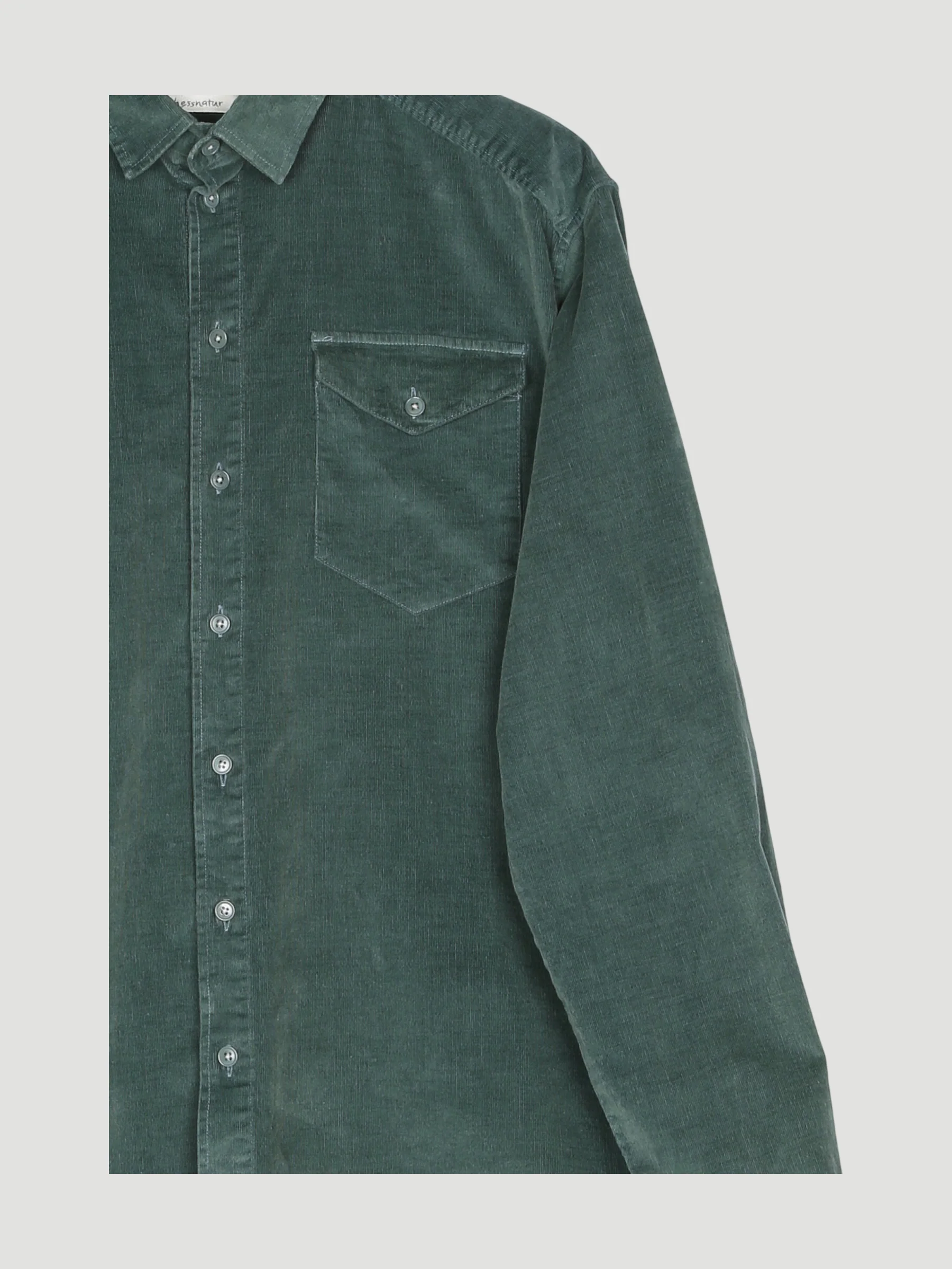 Secondhand Overshirt-Cordhemd Loose Fit aus Bio-Baumwolle mit Hanf - Image 3