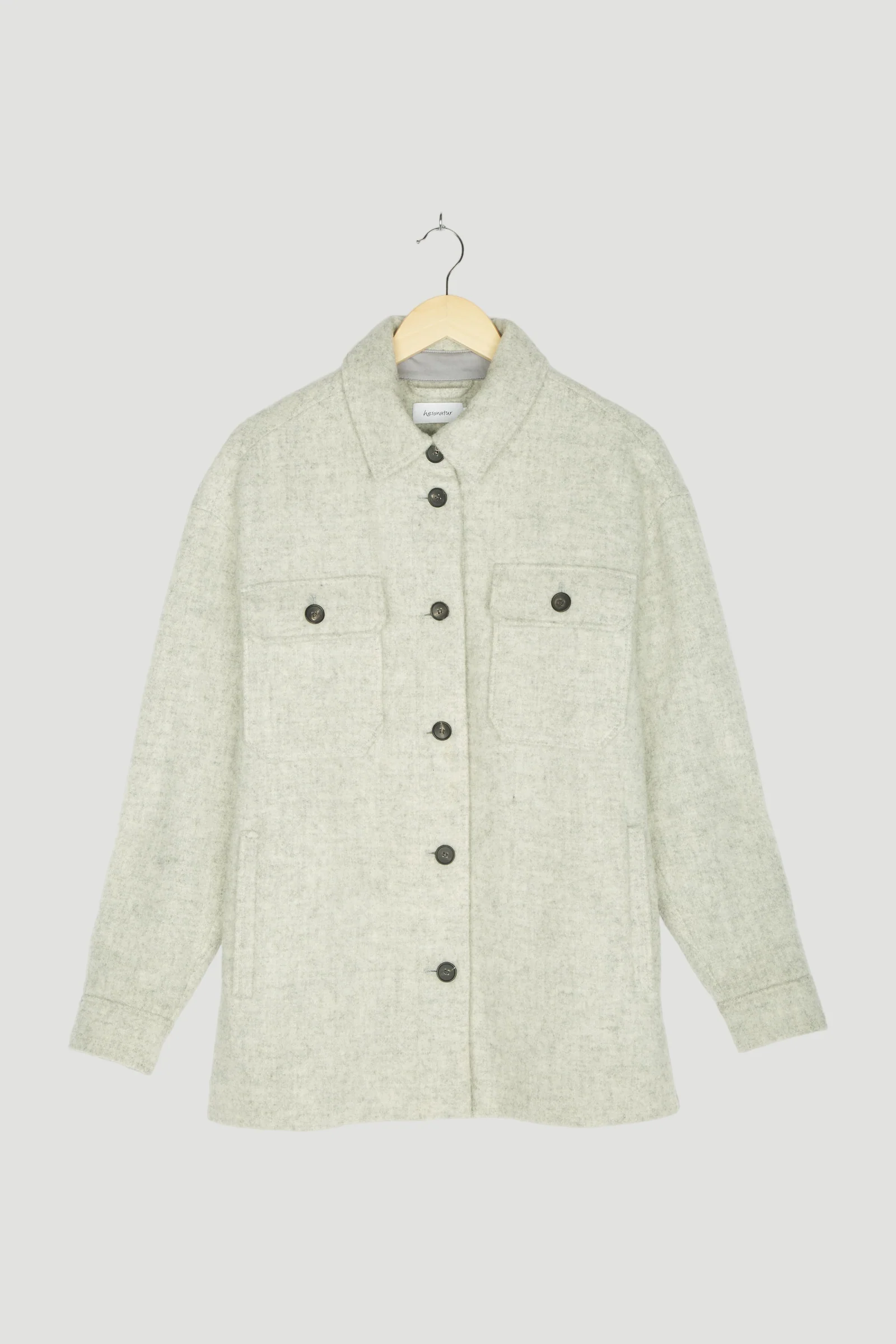 Secondhand Overshirt Limited by Nature aus reiner Schurwolle