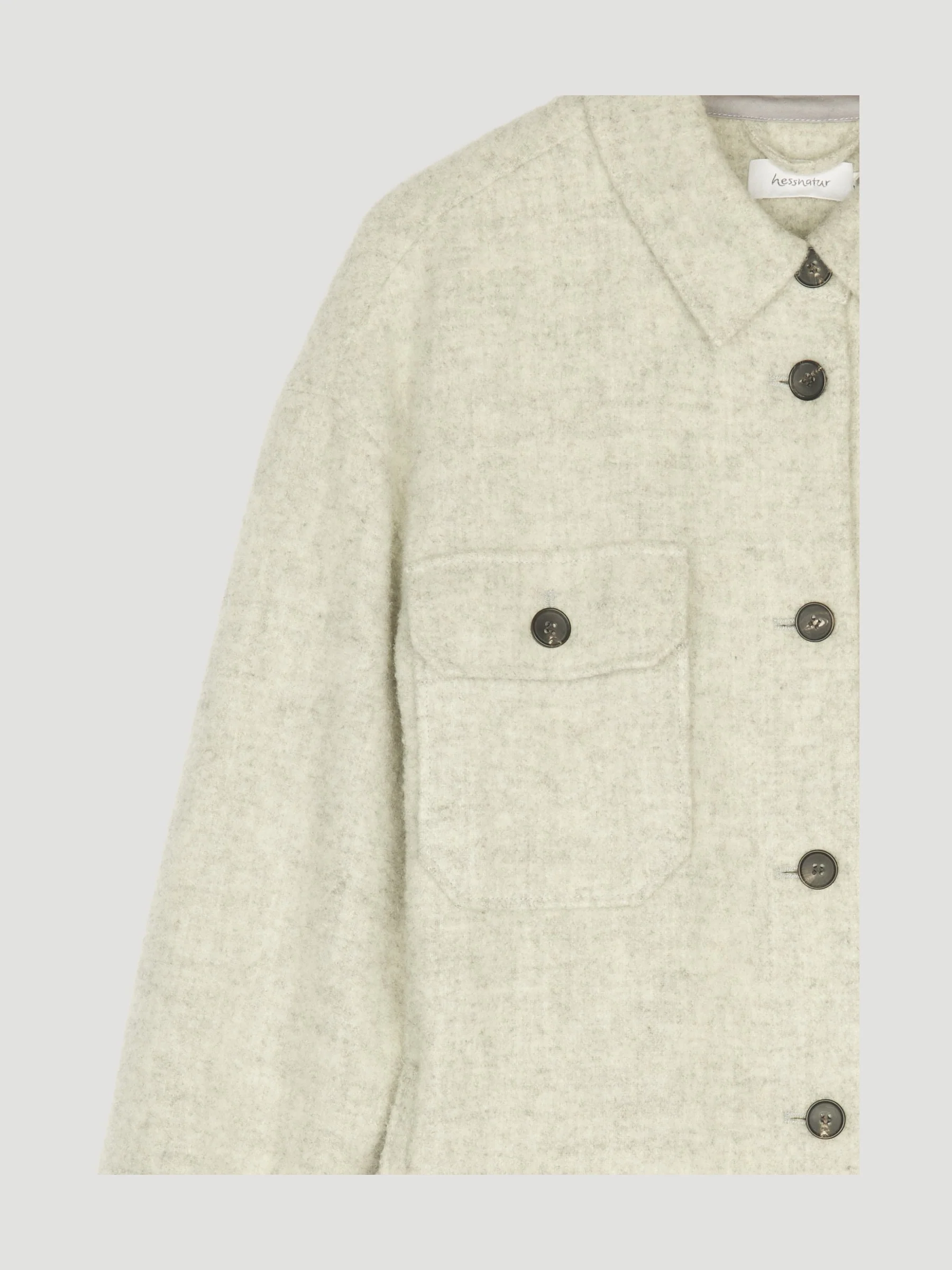 Secondhand Overshirt Limited by Nature aus reiner Schurwolle - Image 6