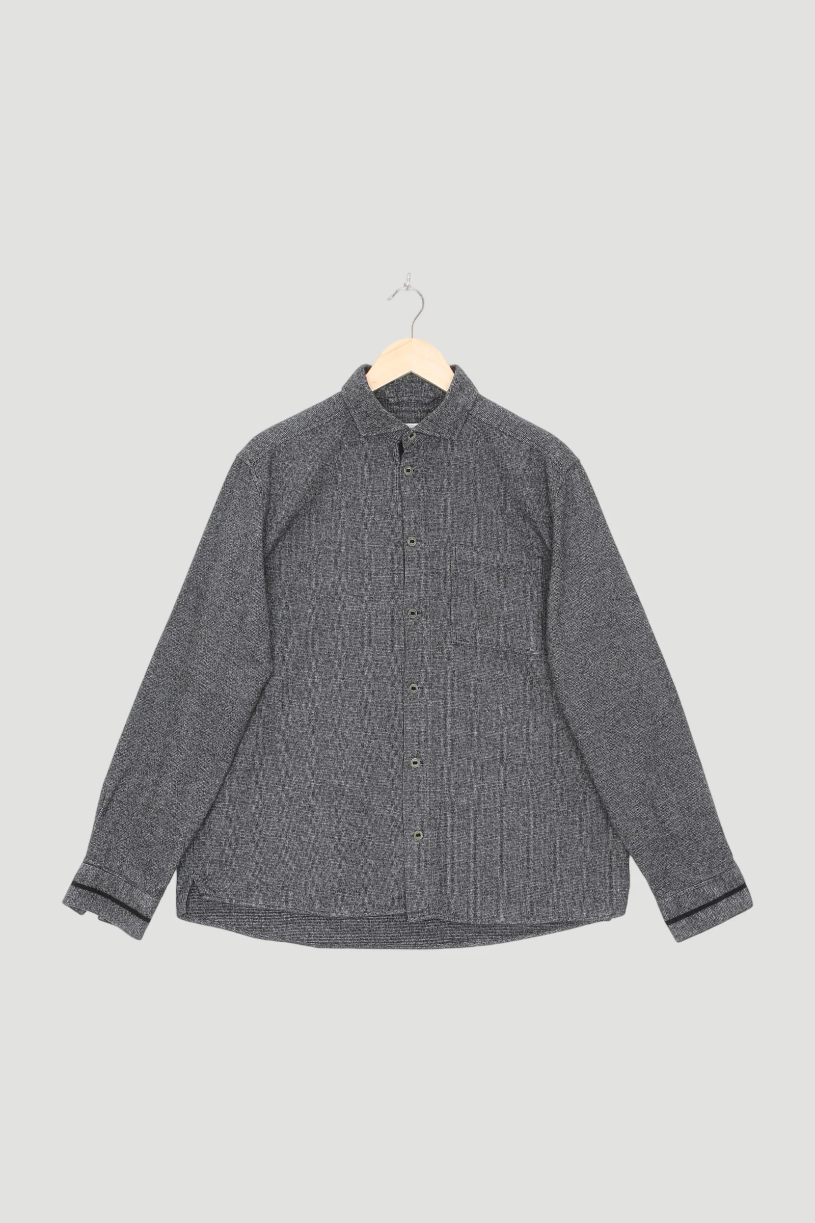 Secondhand Overshirt Loose Fit aus reiner Bio-Baumwolle