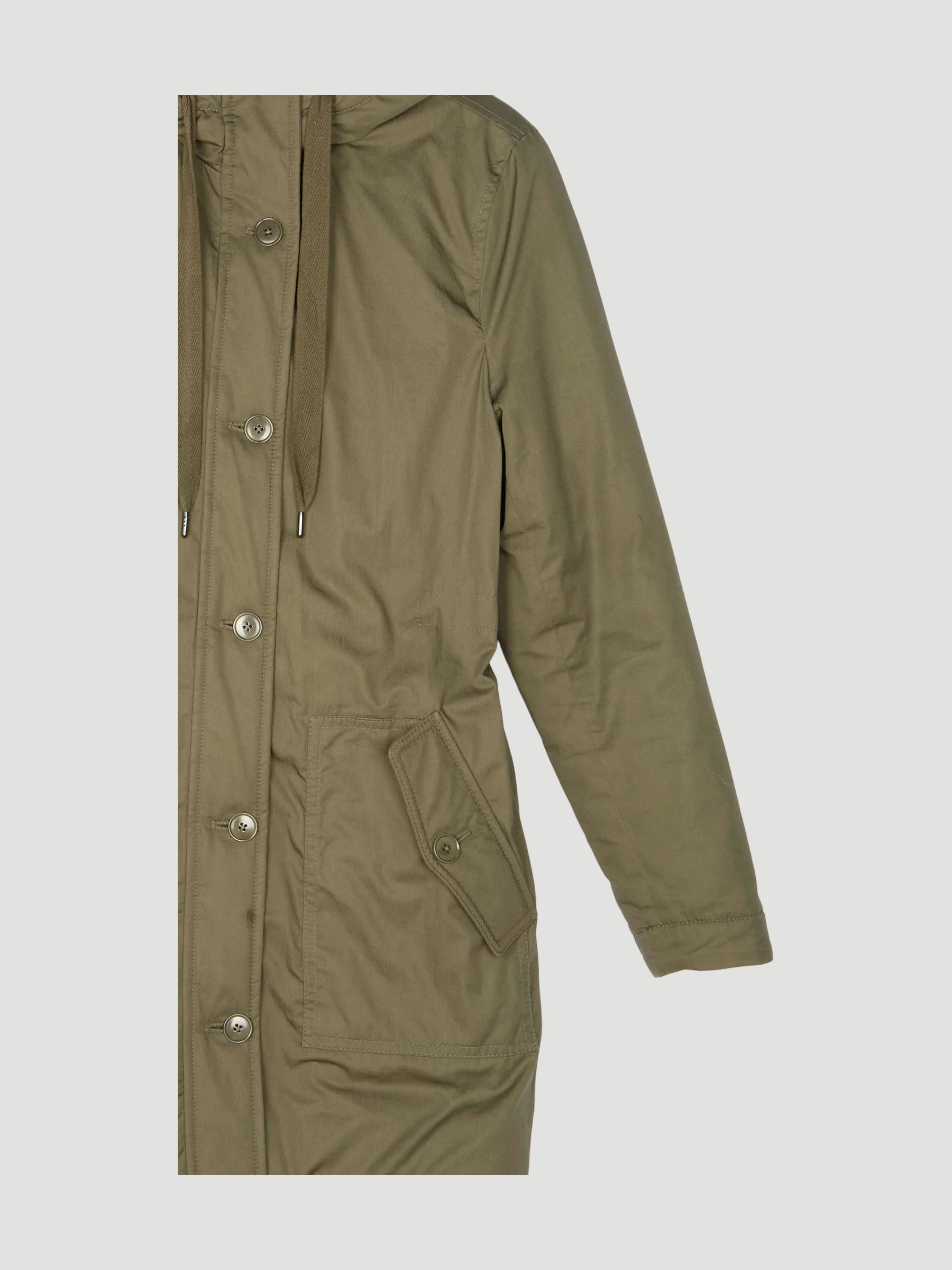 Secondhand Parka Nature Shell aus reiner Bio-Baumwolle - Image 3