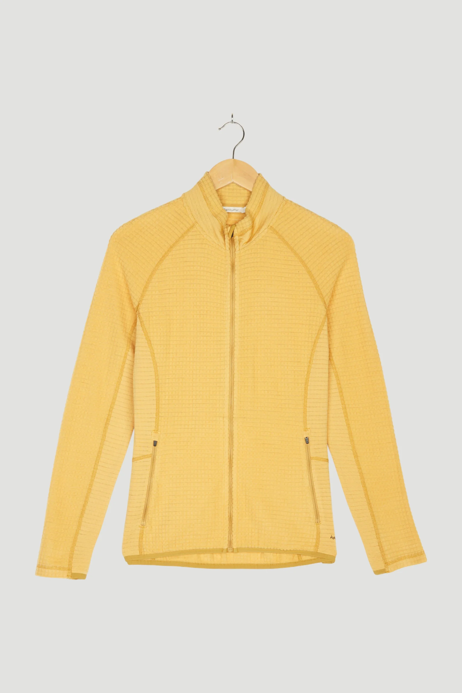 Secondhand Performance-Fleecejacke aus reiner Bio-Merinowolle