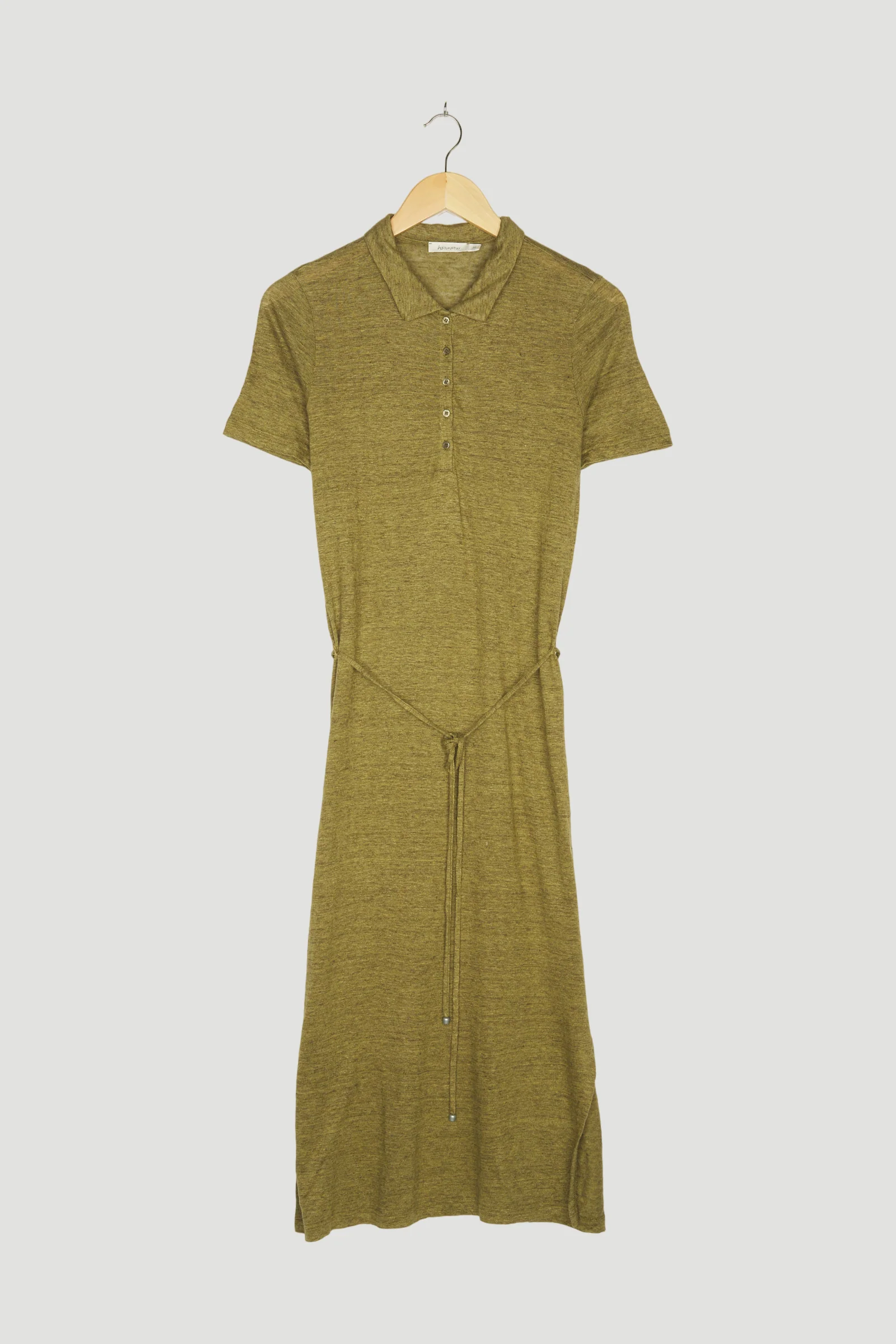 Secondhand Polo-Kleid aus reinem Leinen