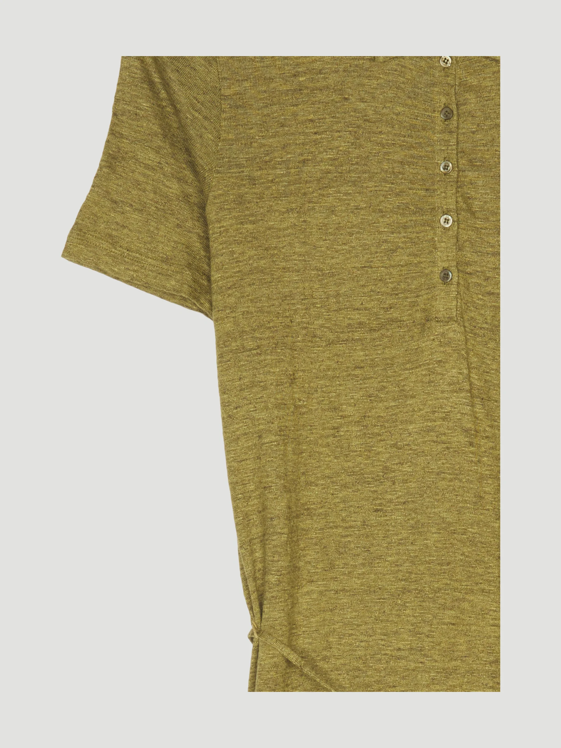 Secondhand Polo-Kleid aus reinem Leinen - Image 3