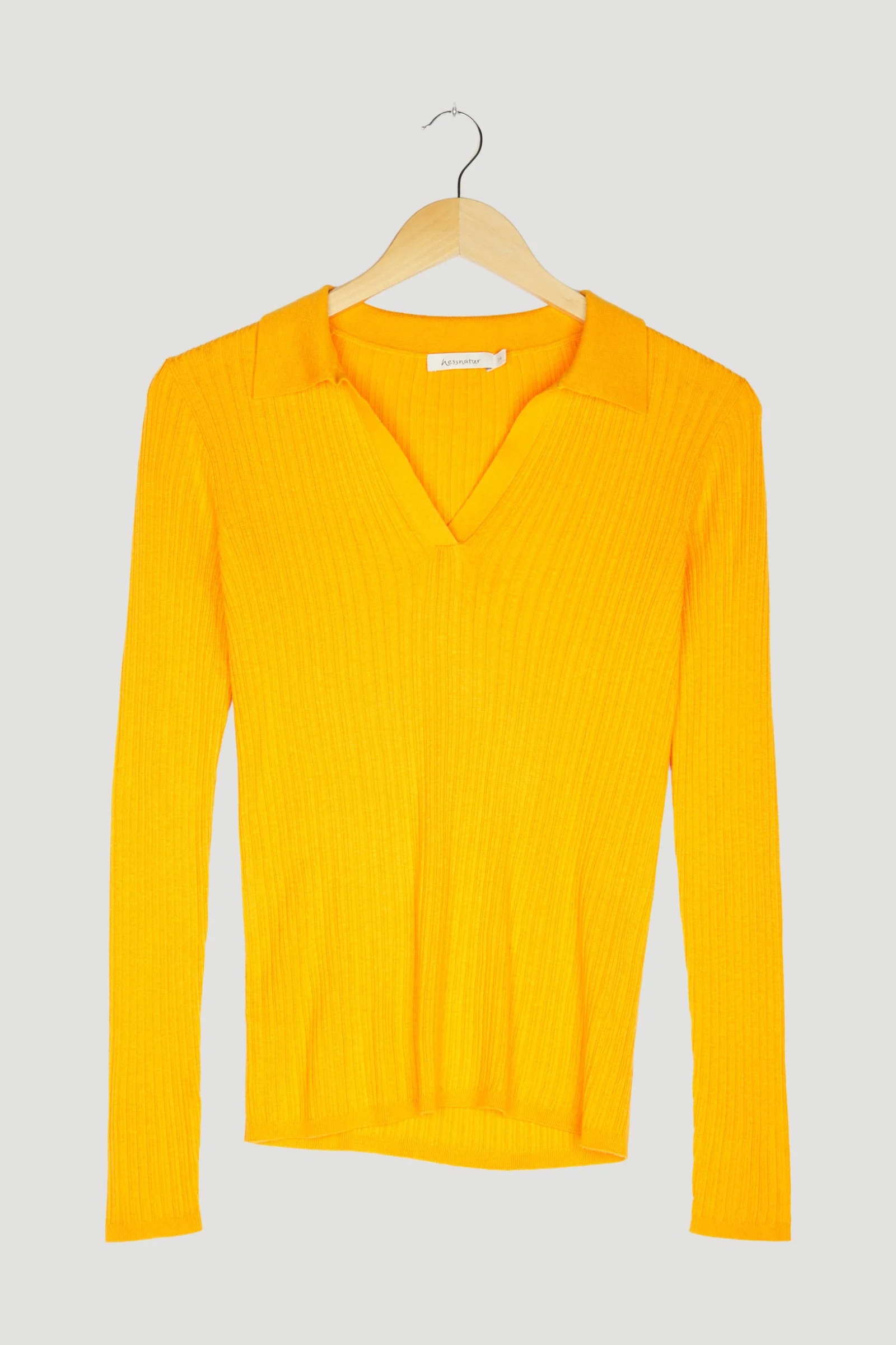 Secondhand Polo-Pullover aus Seide mit Baumwolle - Image 4