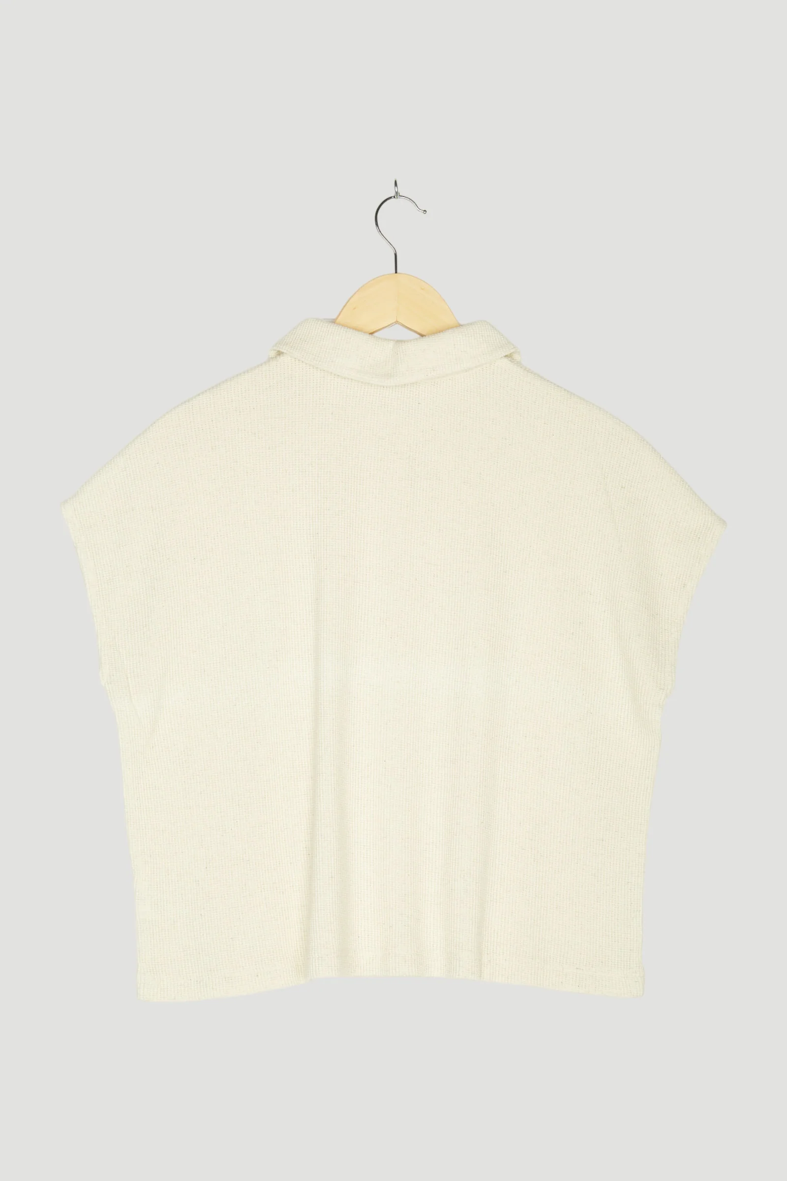 Secondhand Polo-Shirt aus Bio-Baumwolle mit Leinen - Image 2