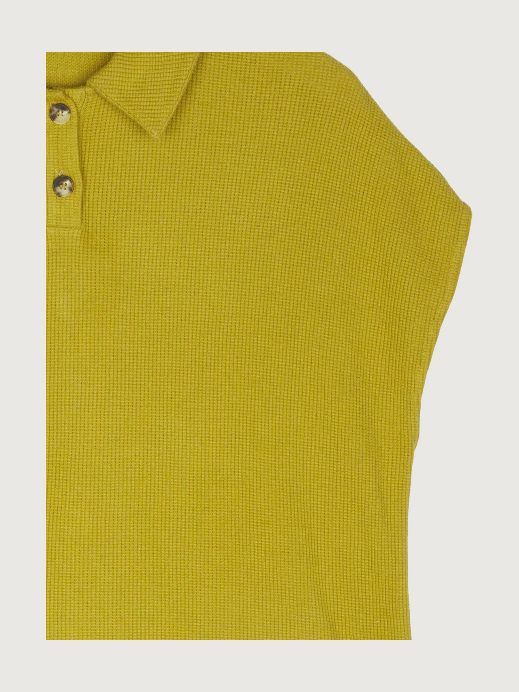 Secondhand Polo-Shirt aus Bio-Baumwolle mit Leinen - Image 6