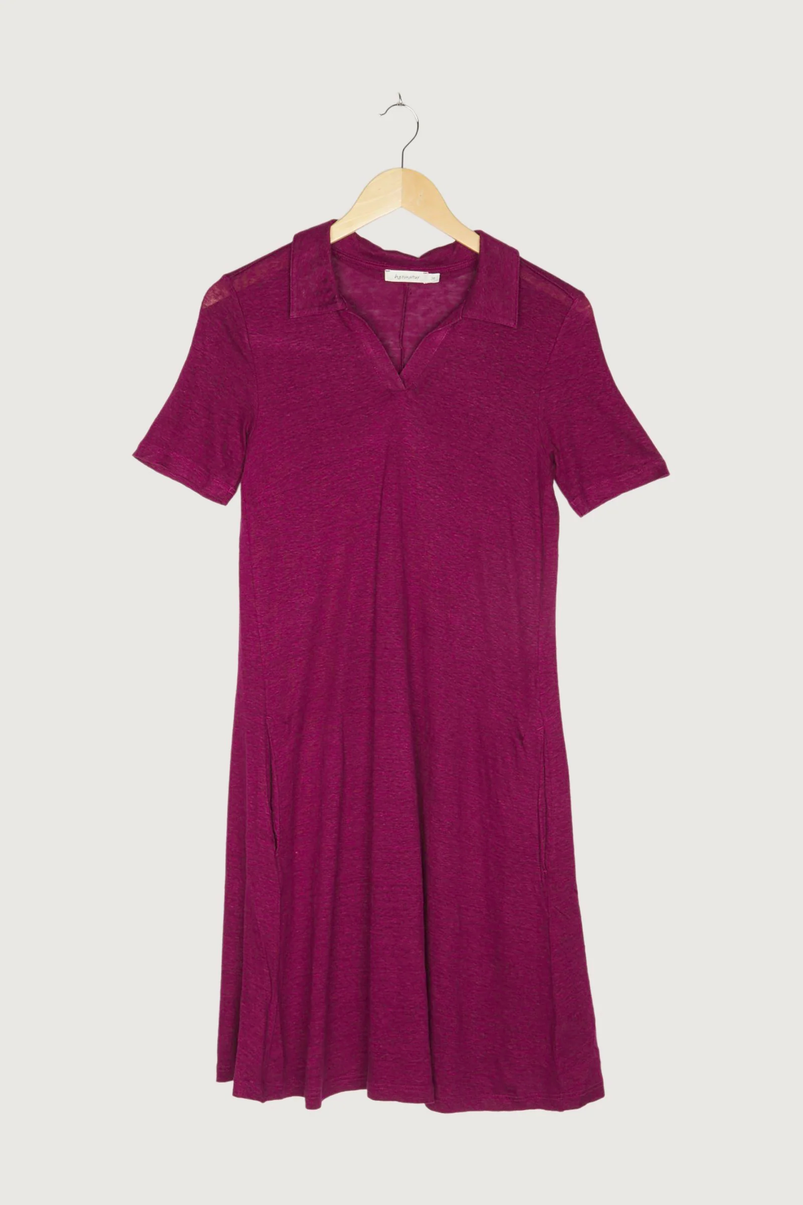 Secondhand Polokleid aus reinem Leinen - Image 14