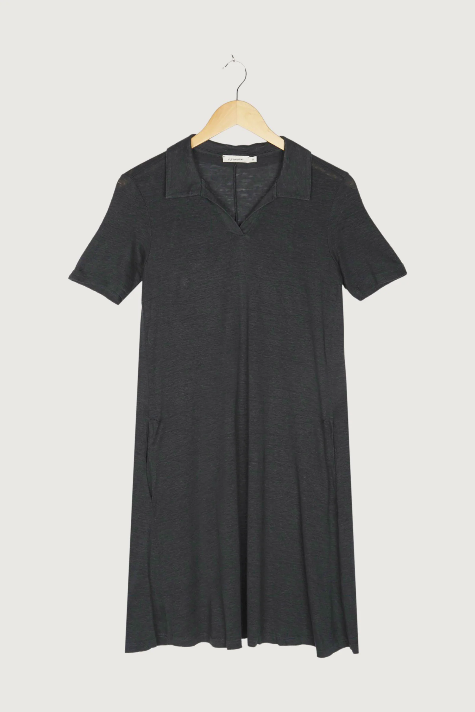 Secondhand Polokleid aus reinem Leinen - Image 18