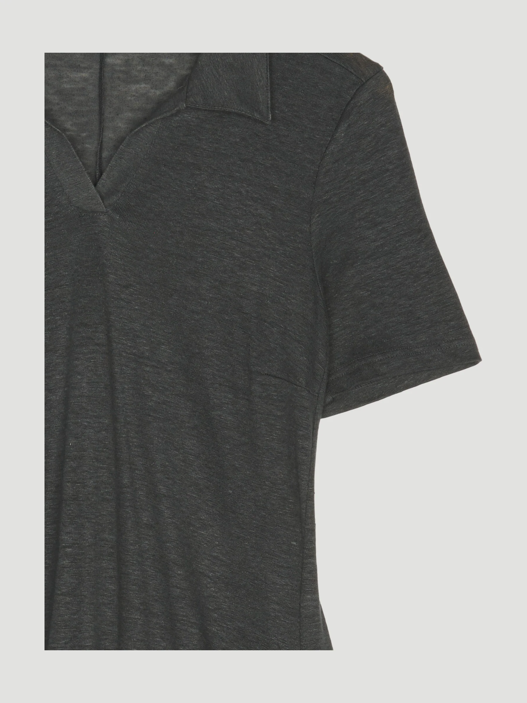 Secondhand Polokleid aus reinem Leinen - Image 6