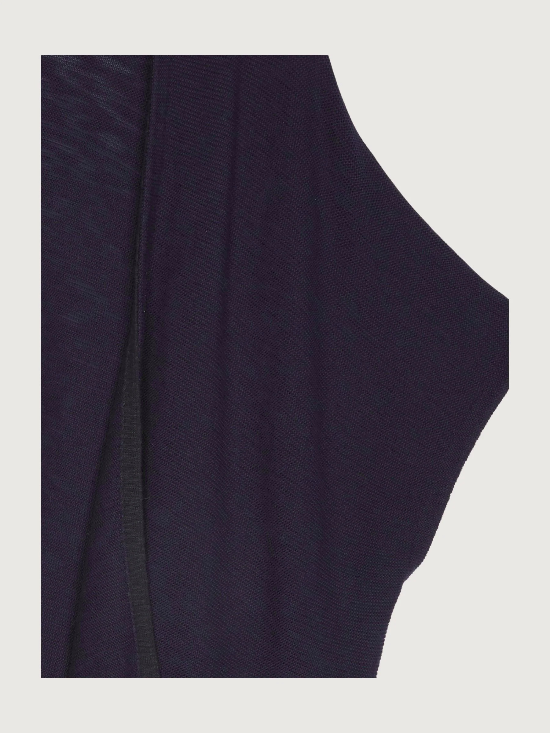 Secondhand Poncho Strickjacke aus reiner Bio-Baumwolle - Image 3