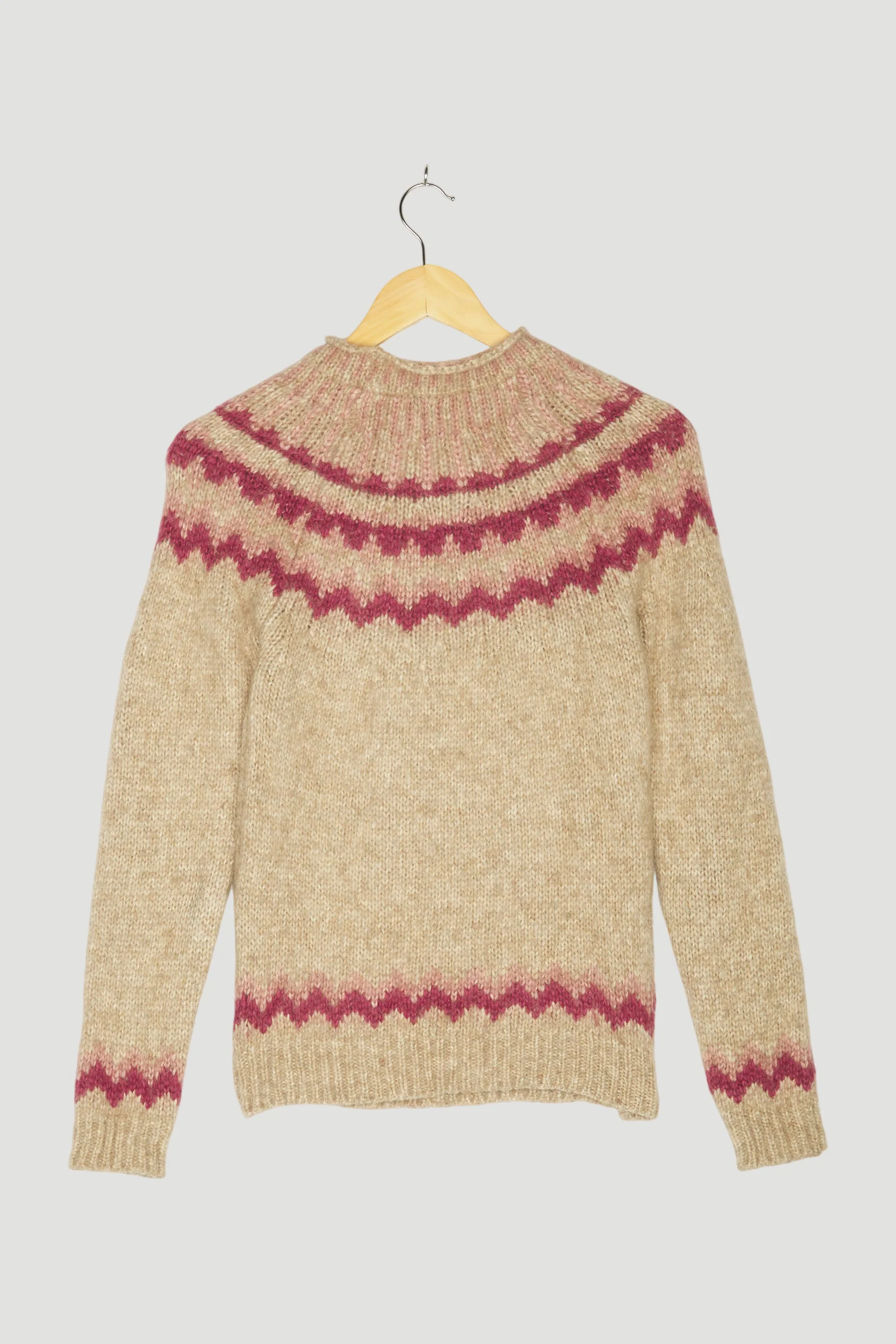 Secondhand Pullover aus Alpaka mit Baumwolle, Schurwolle und Seide - Image 2