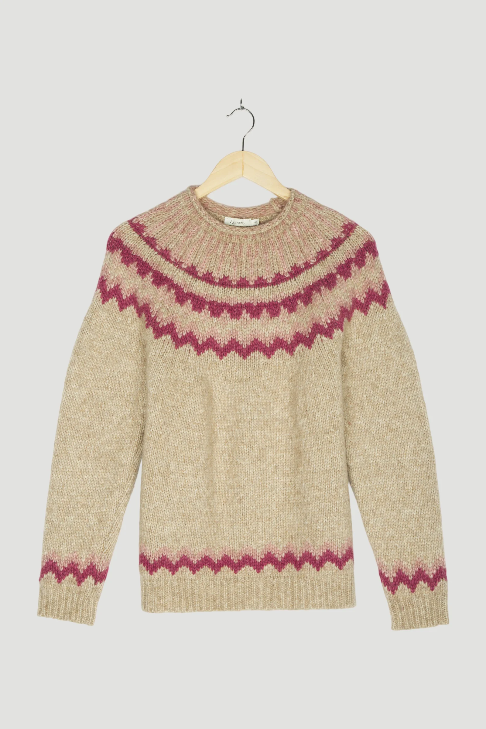Secondhand Pullover aus Alpaka mit Baumwolle, Schurwolle und Seide - Image 4