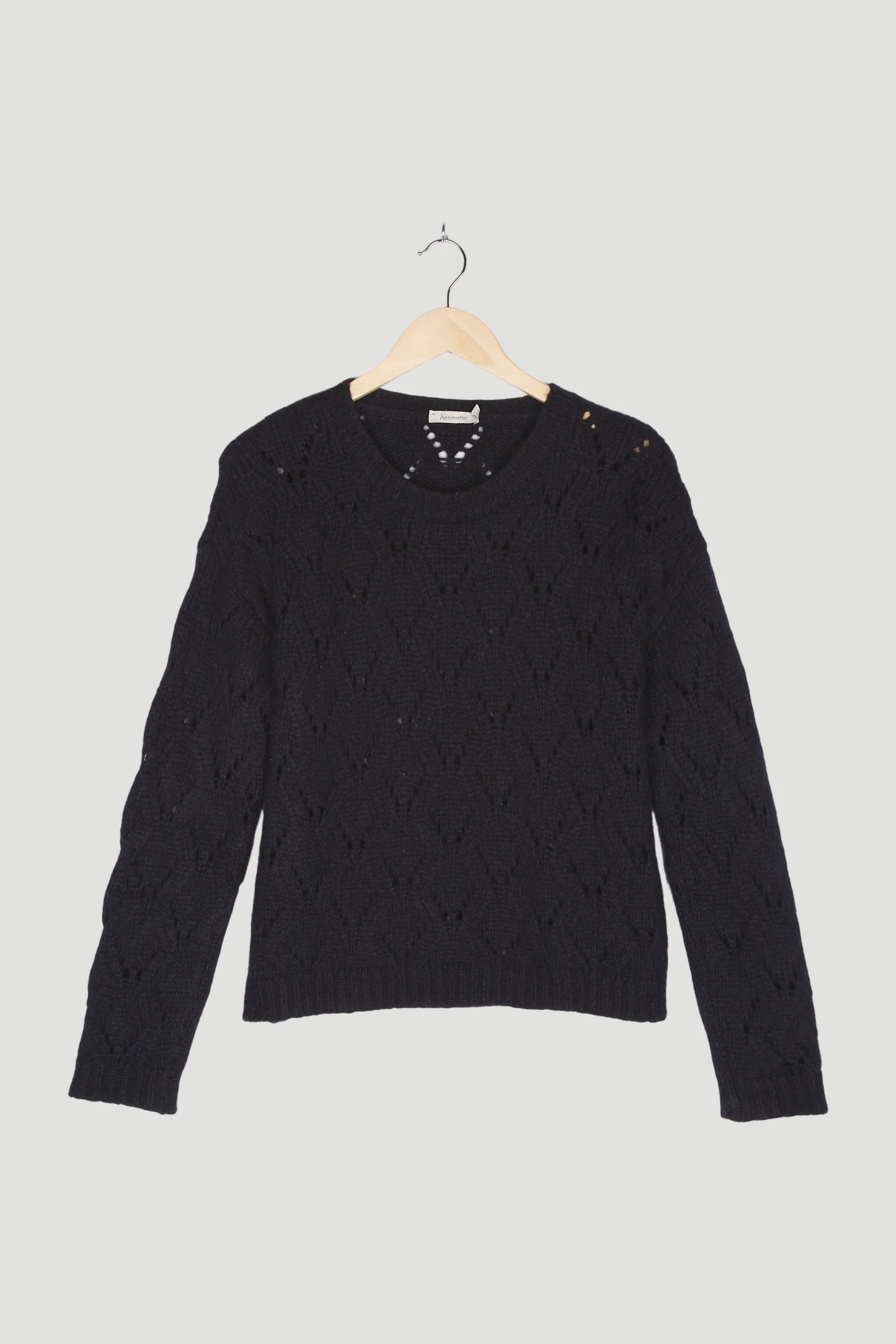 Secondhand Pullover aus Alpaka mit Schurwolle und Baumwolle