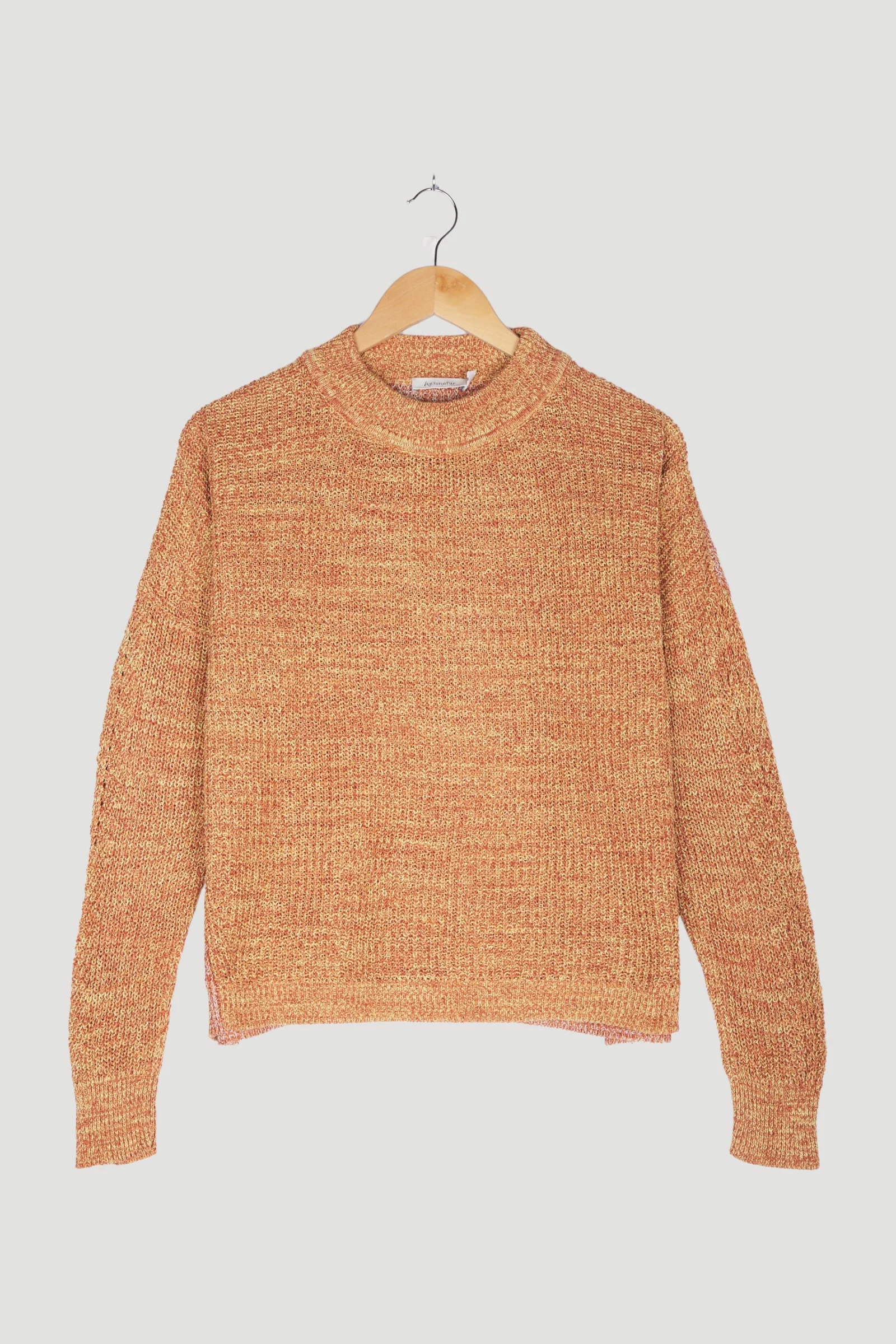 Secondhand Pullover aus Leinen mit Baumwolle - Image 4