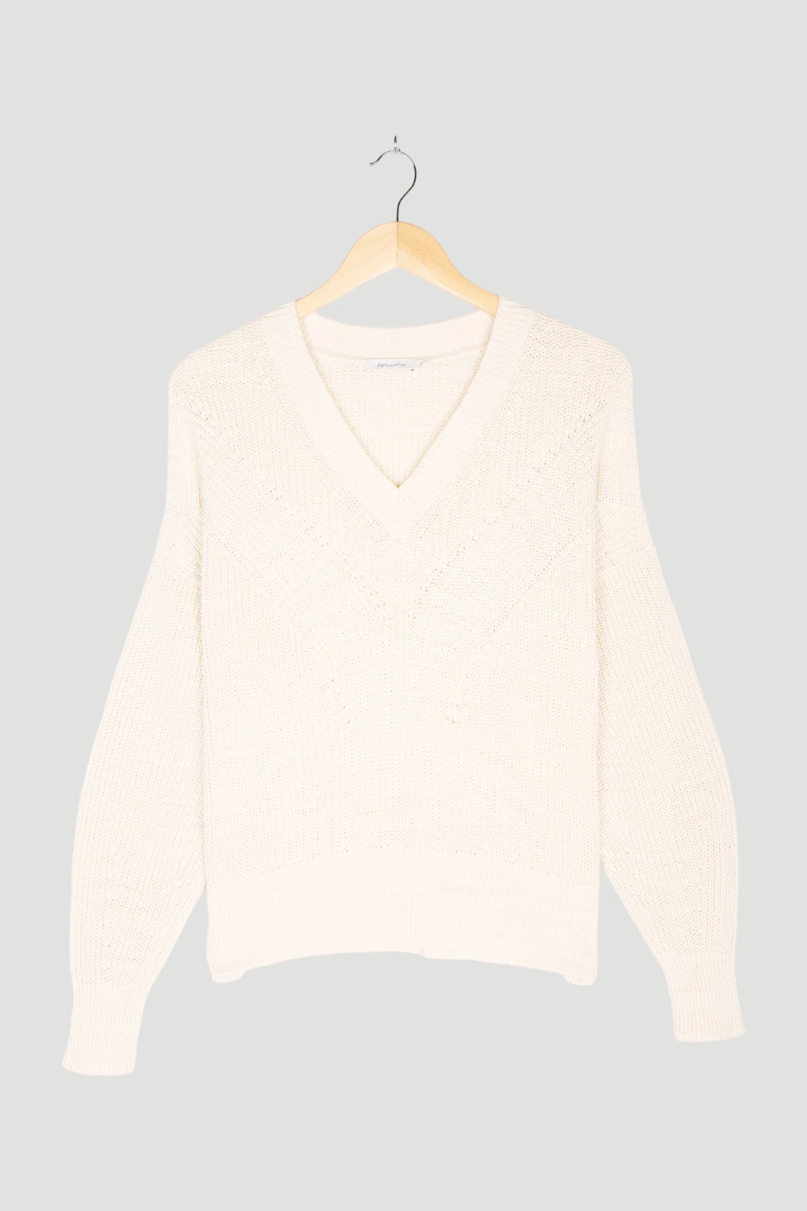 Secondhand Pullover aus Leinen mit Bio-Baumwolle