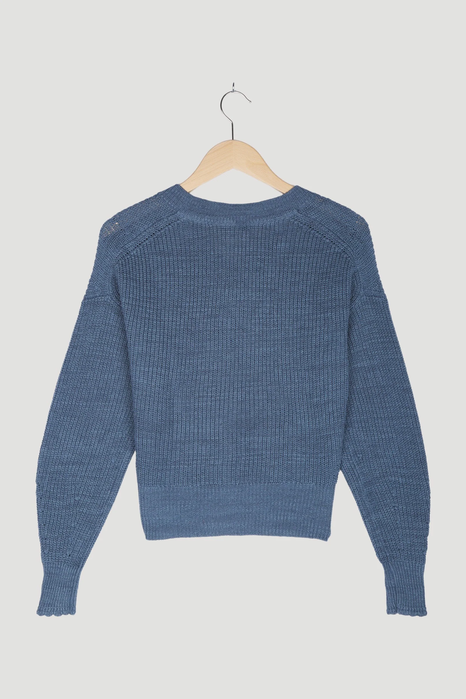 Secondhand Pullover aus Leinen mit Bio-Baumwolle - Image 5