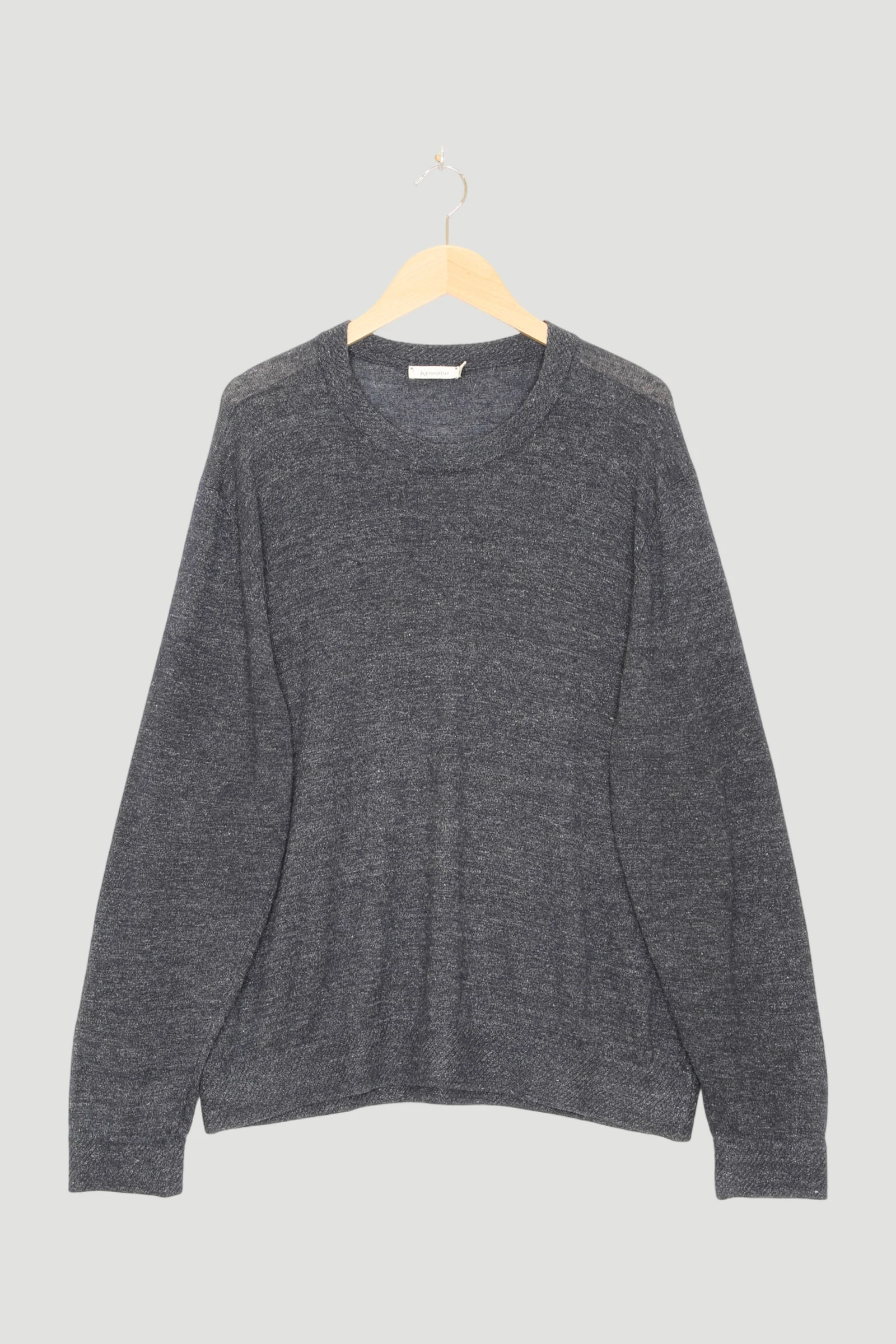 Secondhand Pullover aus Leinen mit Merinowolle