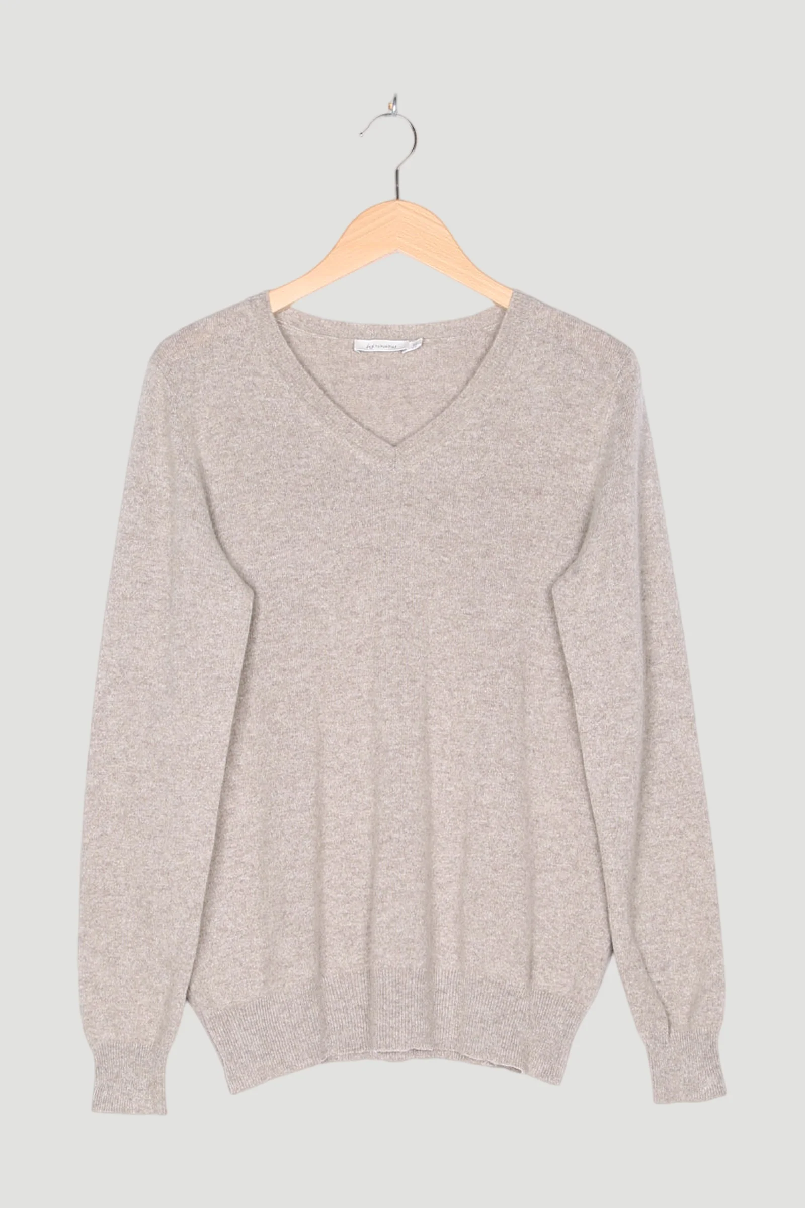 Secondhand Pullover aus reiner Schurwolle mit Kaschmir