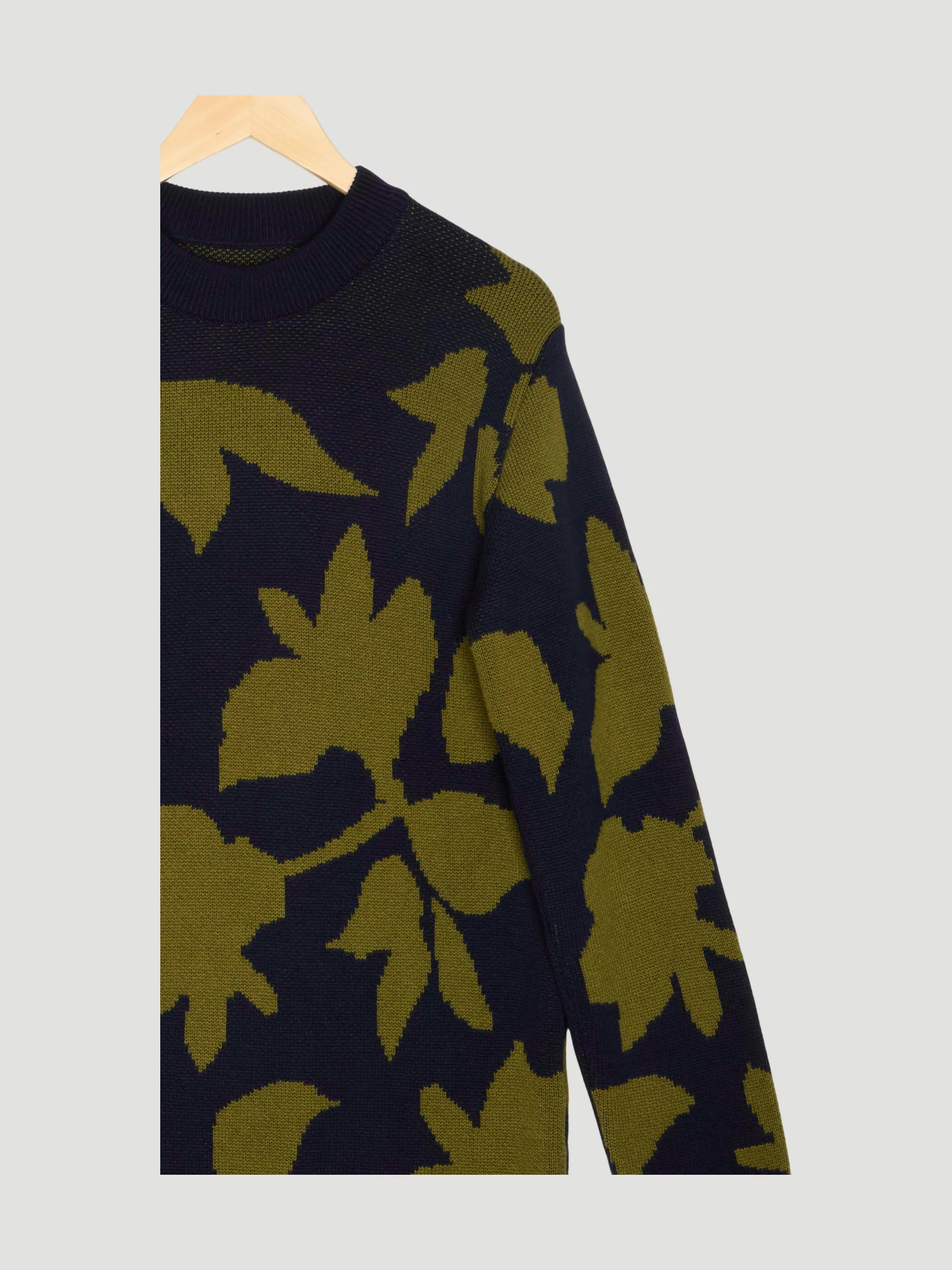 Secondhand Pullover Jacquard Regular aus reiner Bio-Baumwolle mit Bio-Merinowolle - Image 3