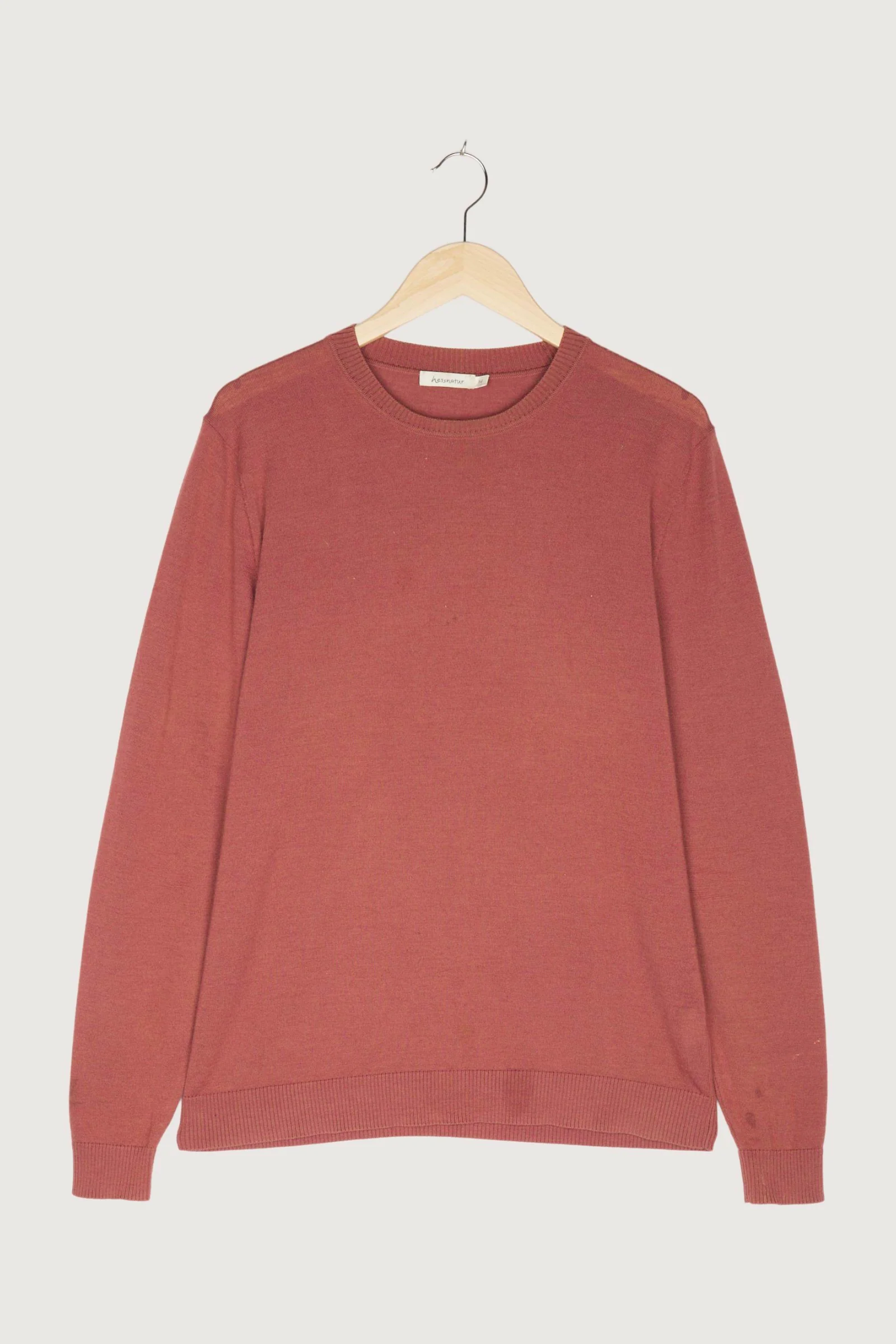 Secondhand Pullover pflanzengefärbt aus reiner Merinowolle