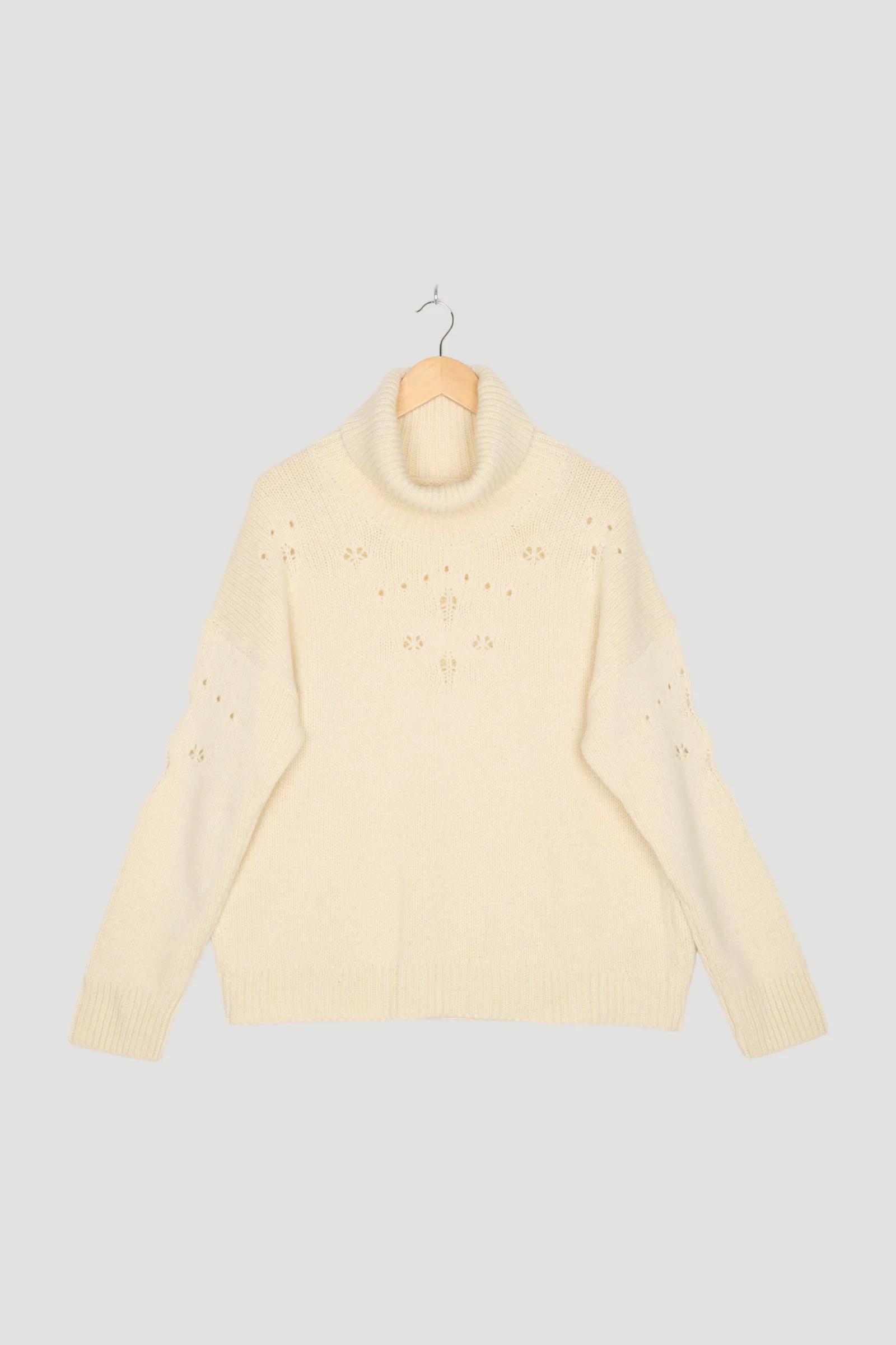 Secondhand Pullover Relaxed aus reiner Merinowolle