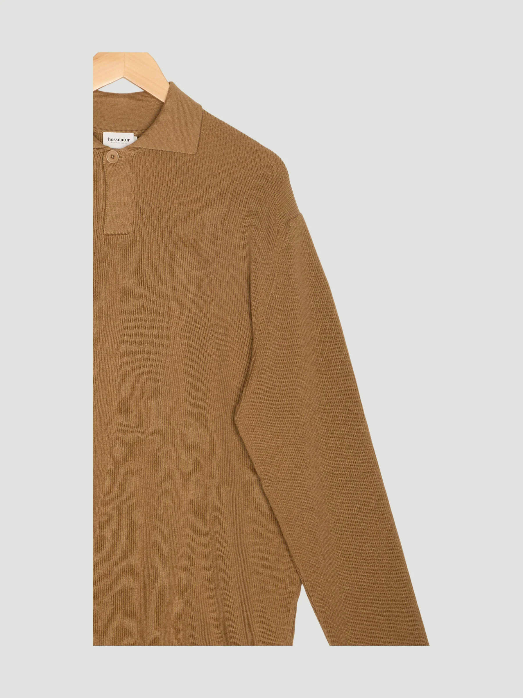 Secondhand Pullover Smart Polo aus reiner Bio-Baumwolle mit Schurwolle - Image 3