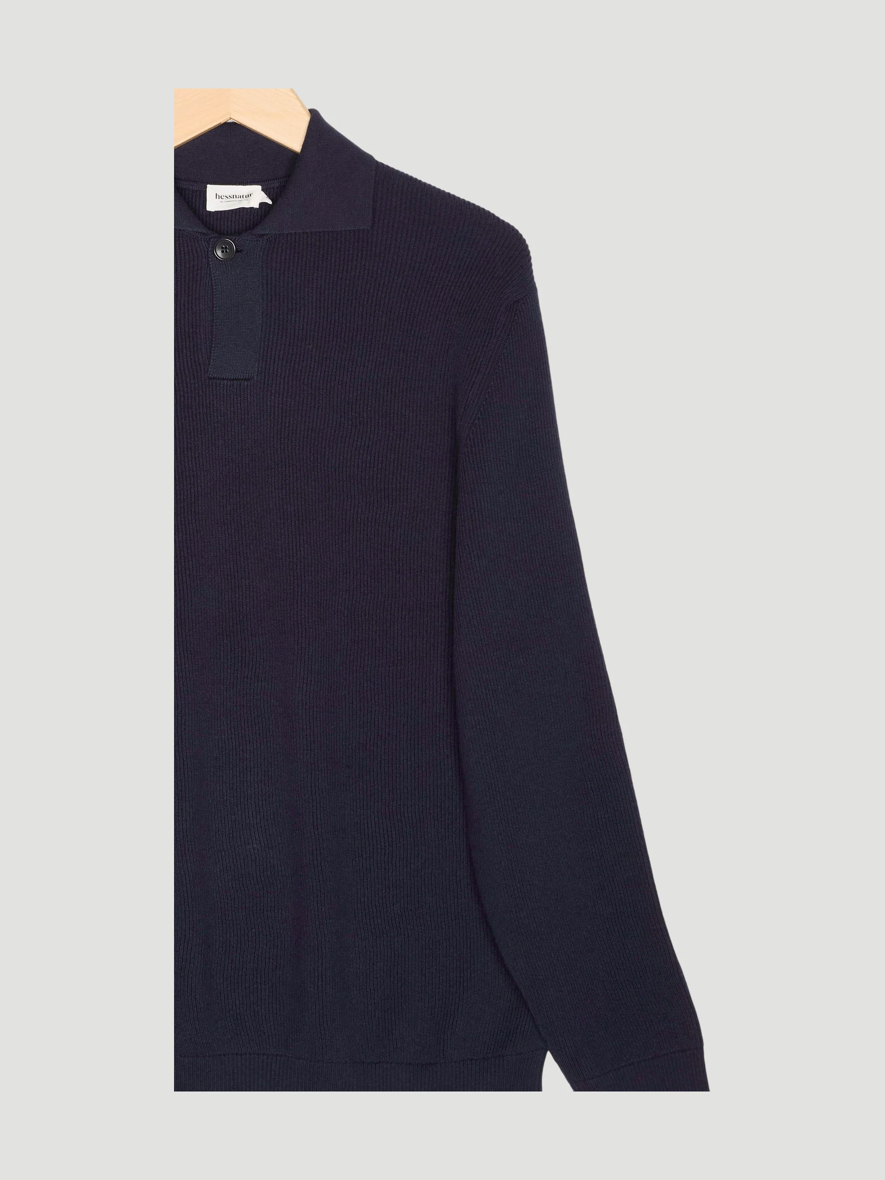 Secondhand Pullover Smart Polo aus reiner Bio-Baumwolle mit Schurwolle - Image 6