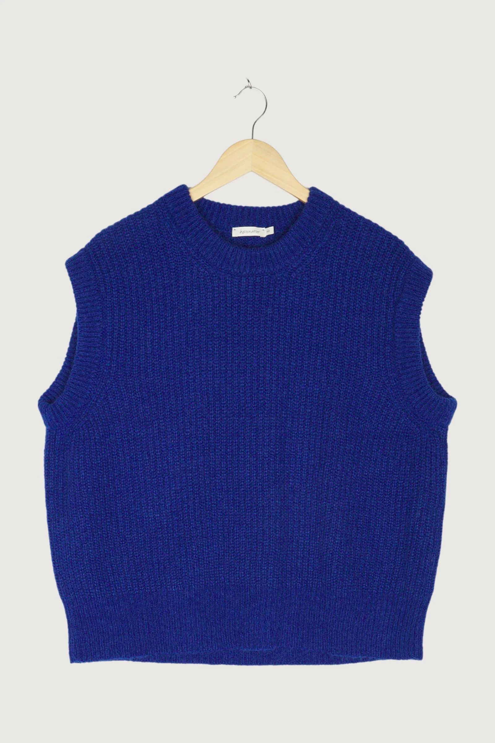 Secondhand Pullunder aus Alpaka mit Seide und Mohair