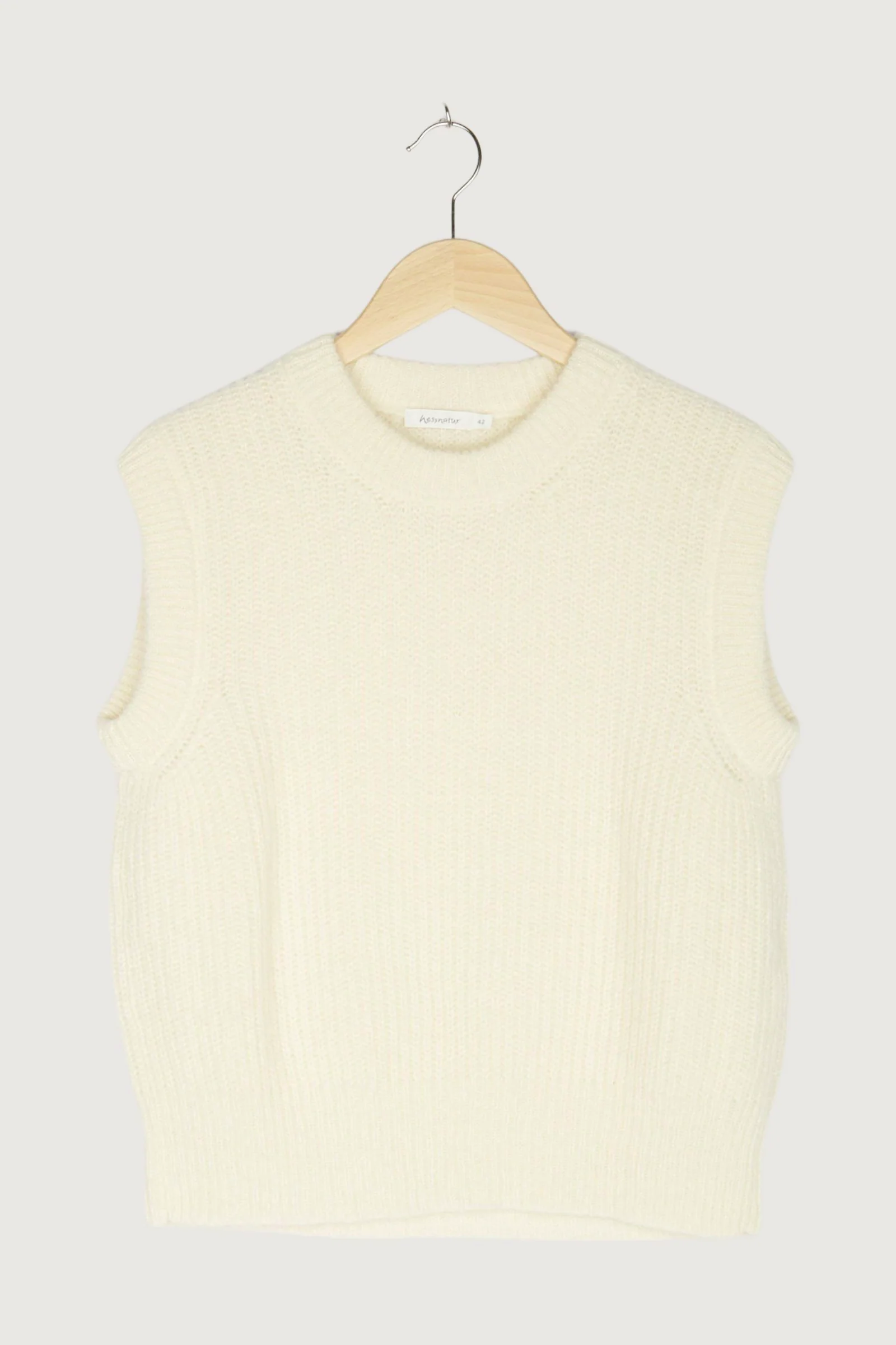Secondhand Pullunder aus Alpaka mit Seide und Mohair - Image 6