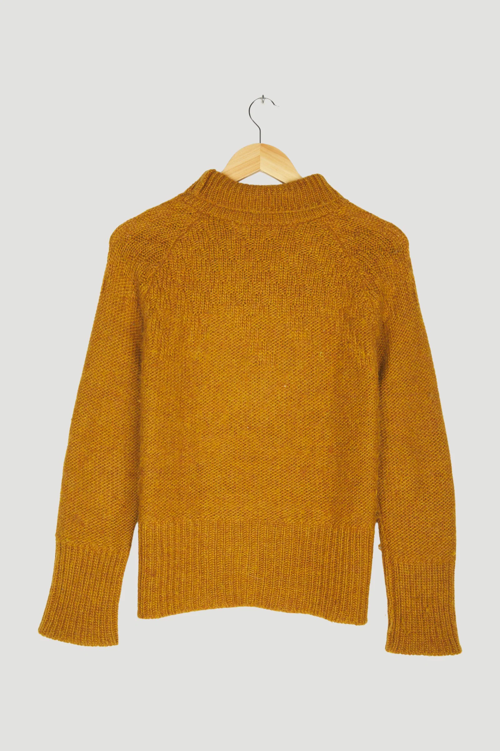 Secondhand Raglan-Pullover aus Alpaka und Schurwolle - Image 2